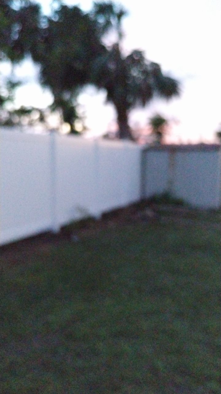 White Vinyl Privacy Fence Installation In North Port, FL by Asap fence and gates, LLC