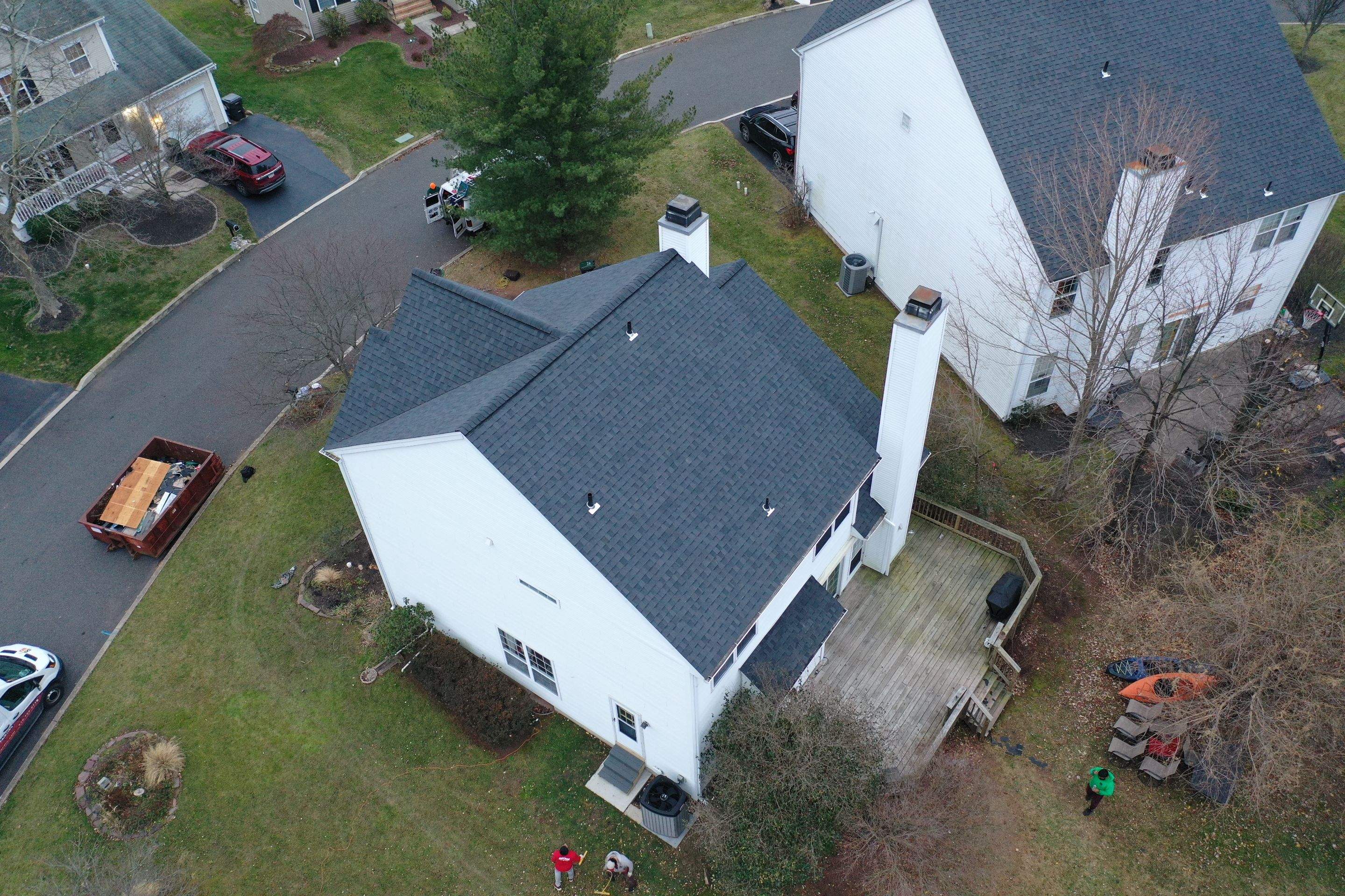 Roofing Installation using CertainTeed Landmark - Moire Black by Storm Guard of Ches-Mont PA