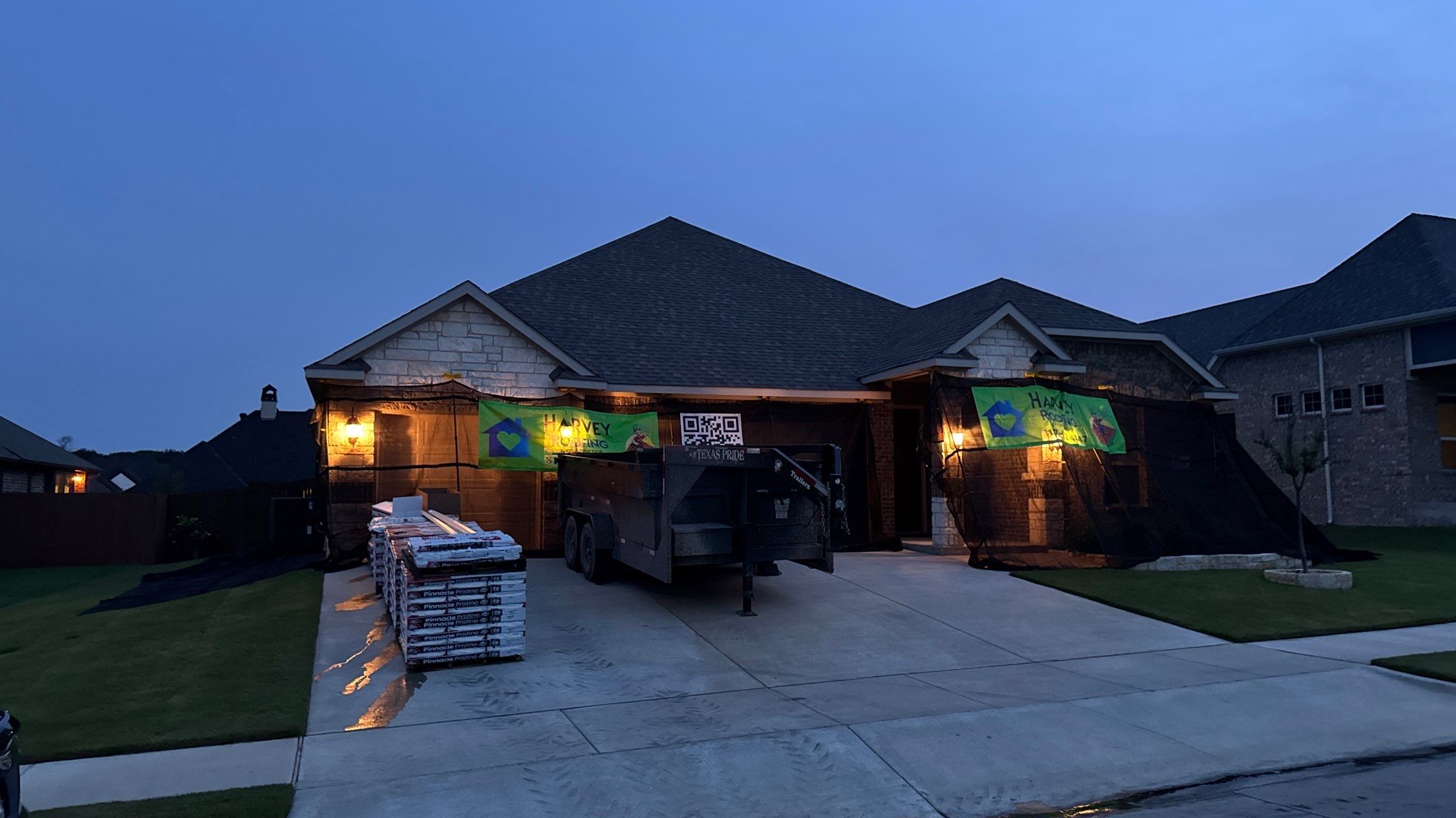 Roof & Rain Gutter Replacement by Harvey Roofing & Construction