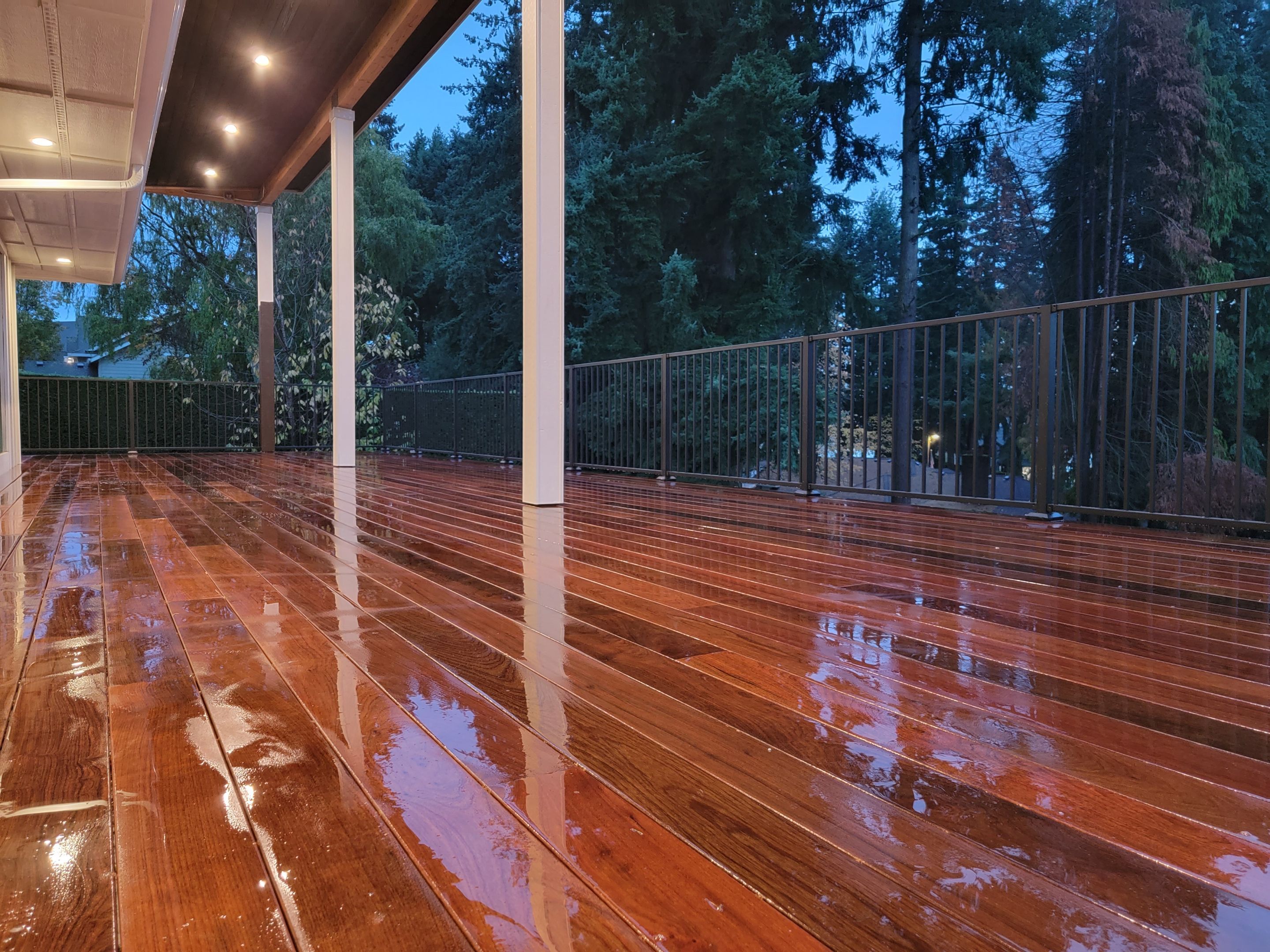 Full Modern Deck & Patio Cover Remodel w/ Ipe Hardwood Decking by Crm Services Llc