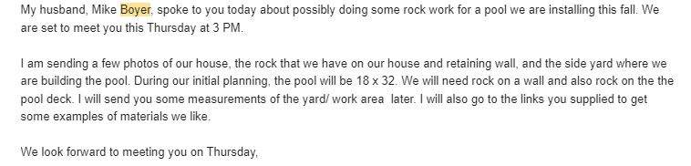 Pool  by Back To Nature Landscaping & Construction