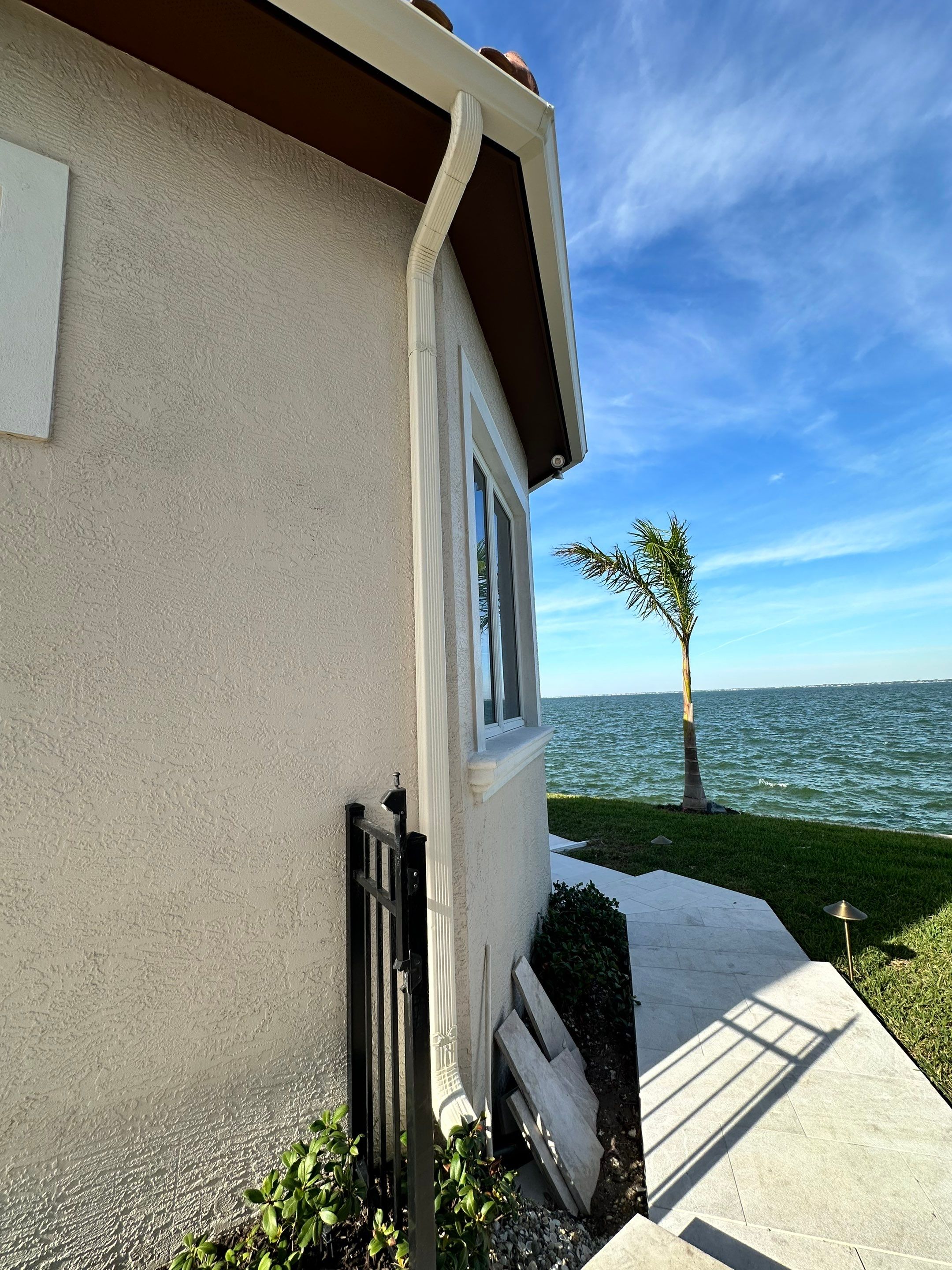 Cameo Finish Gutters for Luxury Homes  by Gutter Professors