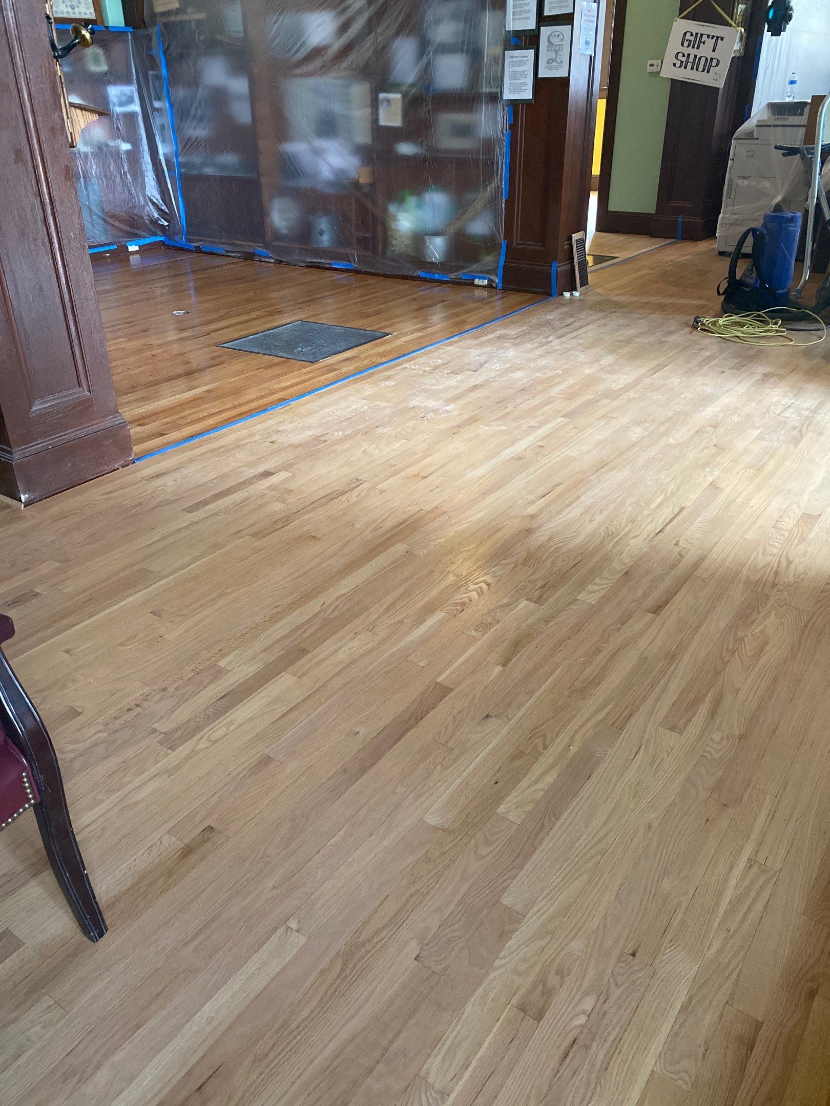 Carnegie Museum Roseville Refinish by Footprints Floors South Sacramento
