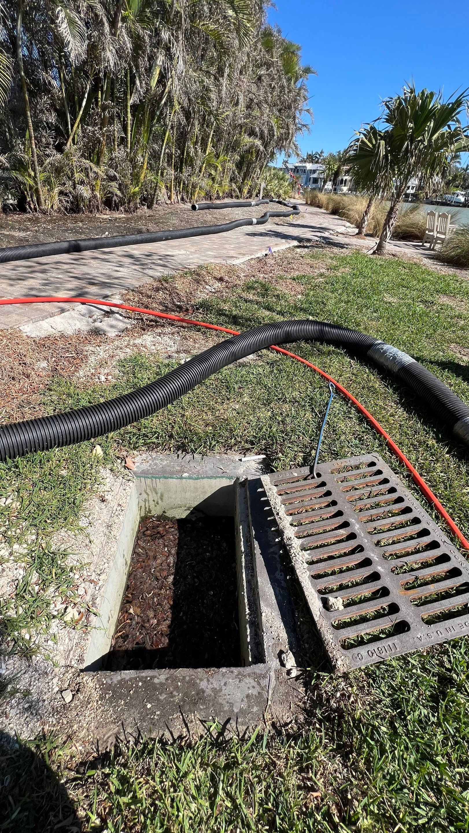 Naples Condo Complex Stormwater System Maintenance and Hurricane Cleanup by Don Mar, Inc. Storm Water Solutions
