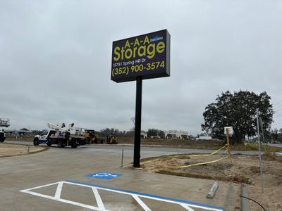 AAA Storage Pylon Sign