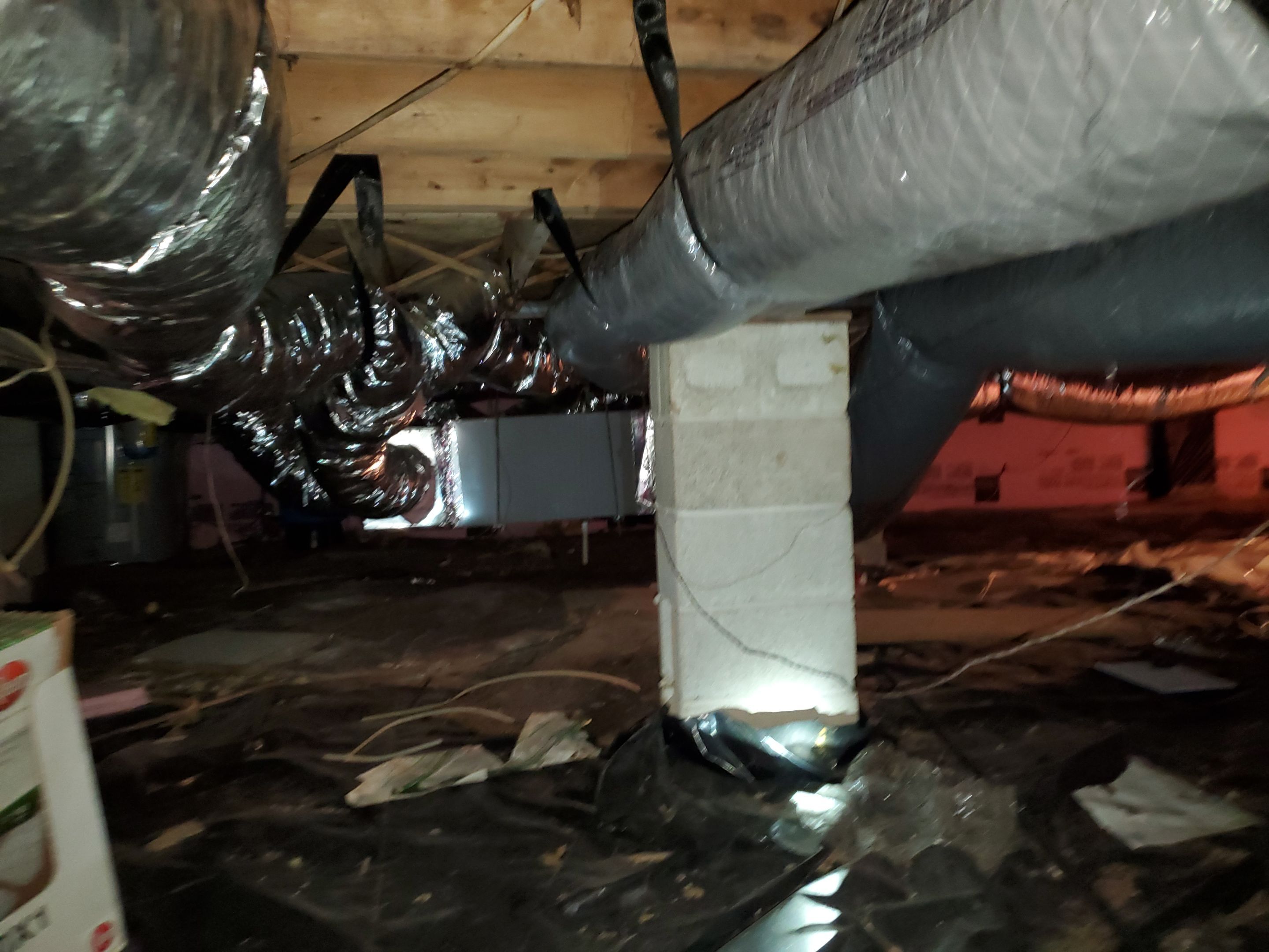 Crawlspace repair using cleanspace by Burke Home Services
