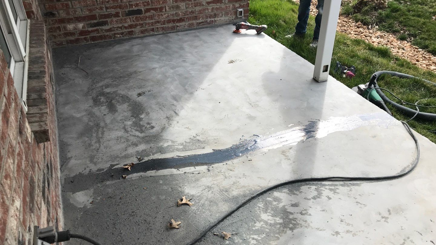 Patio using Shoreline by Select Painting, Coatings & Garage Cabinets