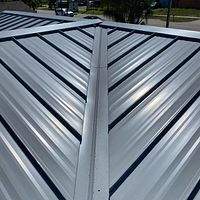 24ga 1.5" Mechanical seam Dove Gray  by Total Roofing System The Metal Roof Experts