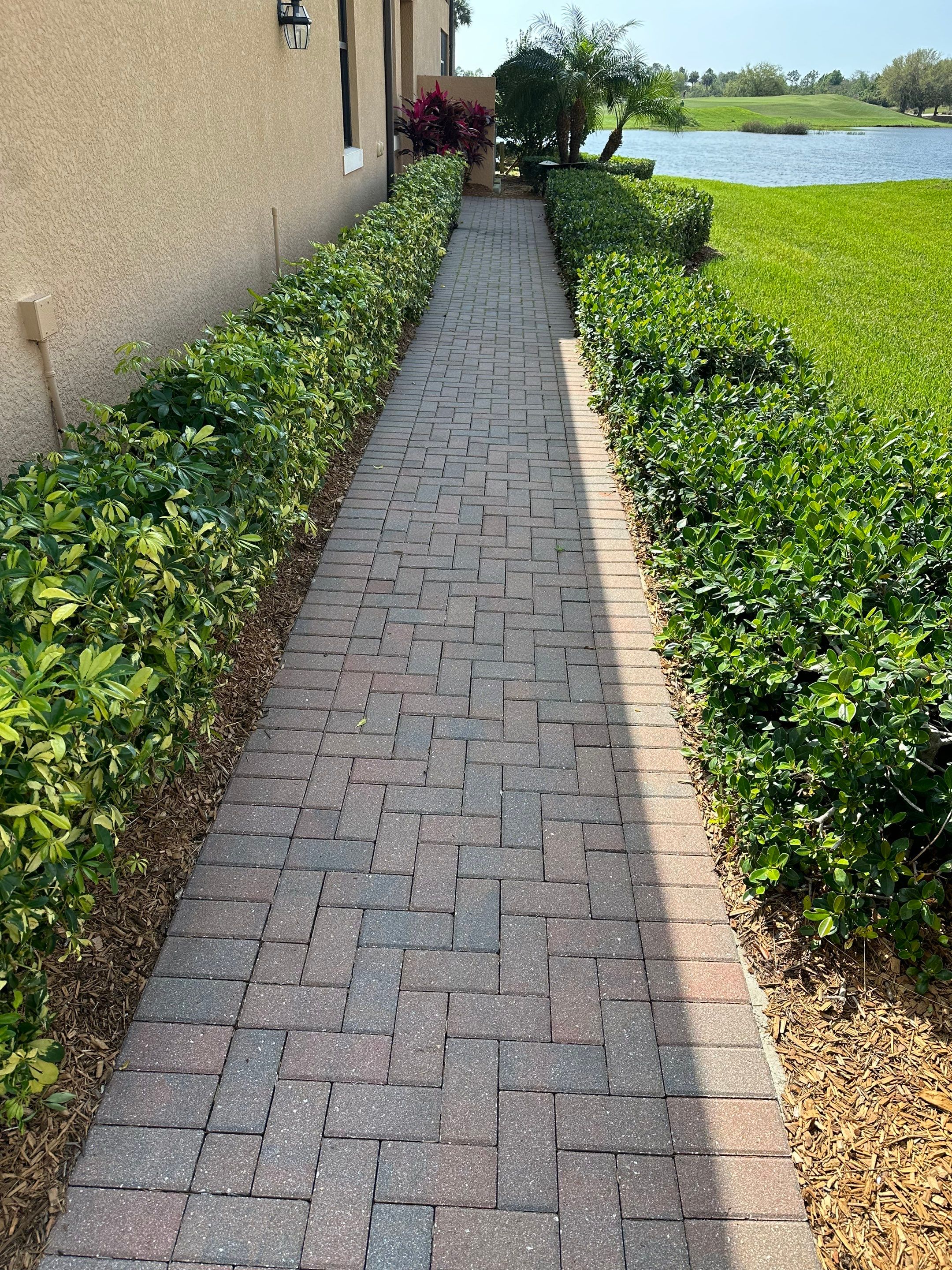 HOA Paver Driveway & Sidewalk Cleaning in Sarasota National, Venice, FL | Sunshine AquaWash by Sunshine AquaWash