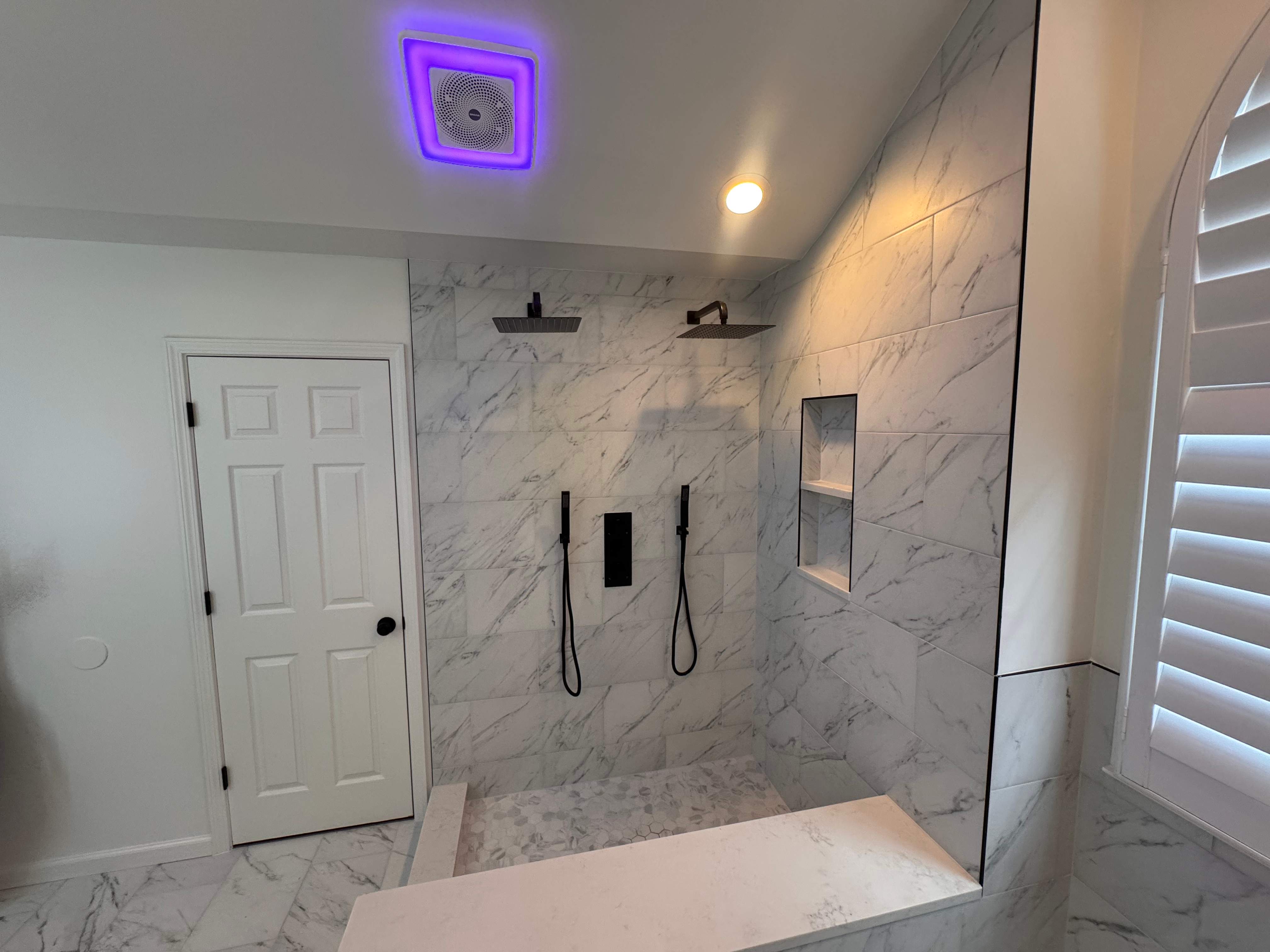 Master bathroom renovation by Prudencio