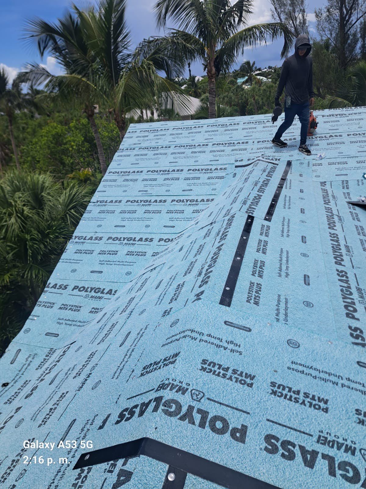 Residential Roof Installation by Four Peaks Roofing