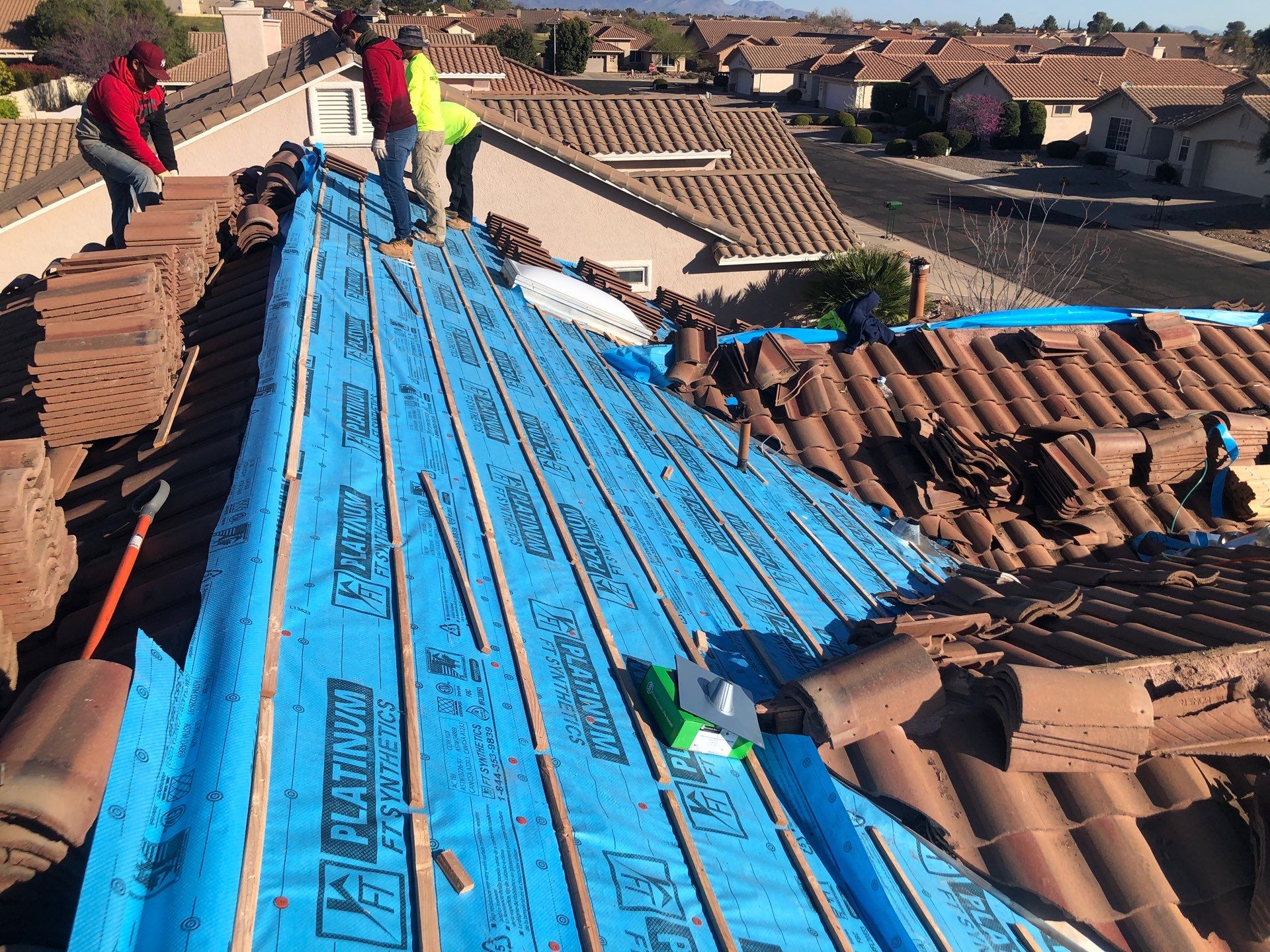 Teracotta Concrete Tile by Reimagine Roofing