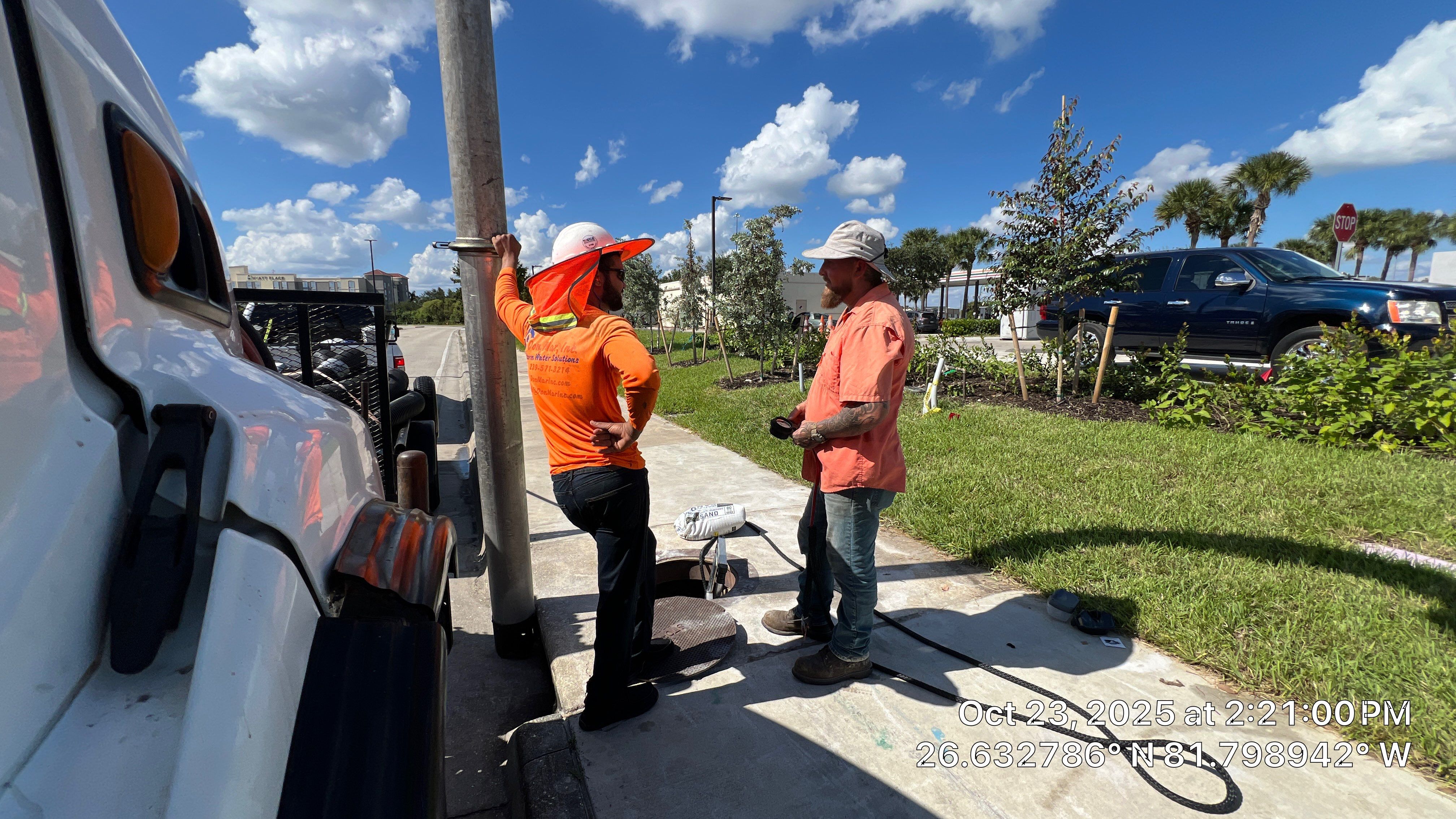 Coffee Rush Fort Myers with PRS by Don Mar, Inc. Storm Water Solutions