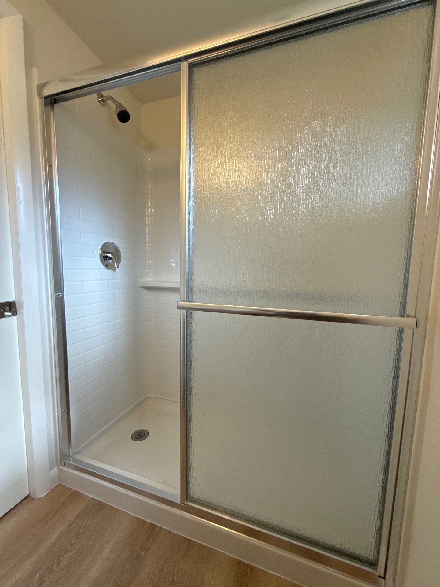 Half bathroom conversion to full bathroom  by Jesus Master Handyman LLC 