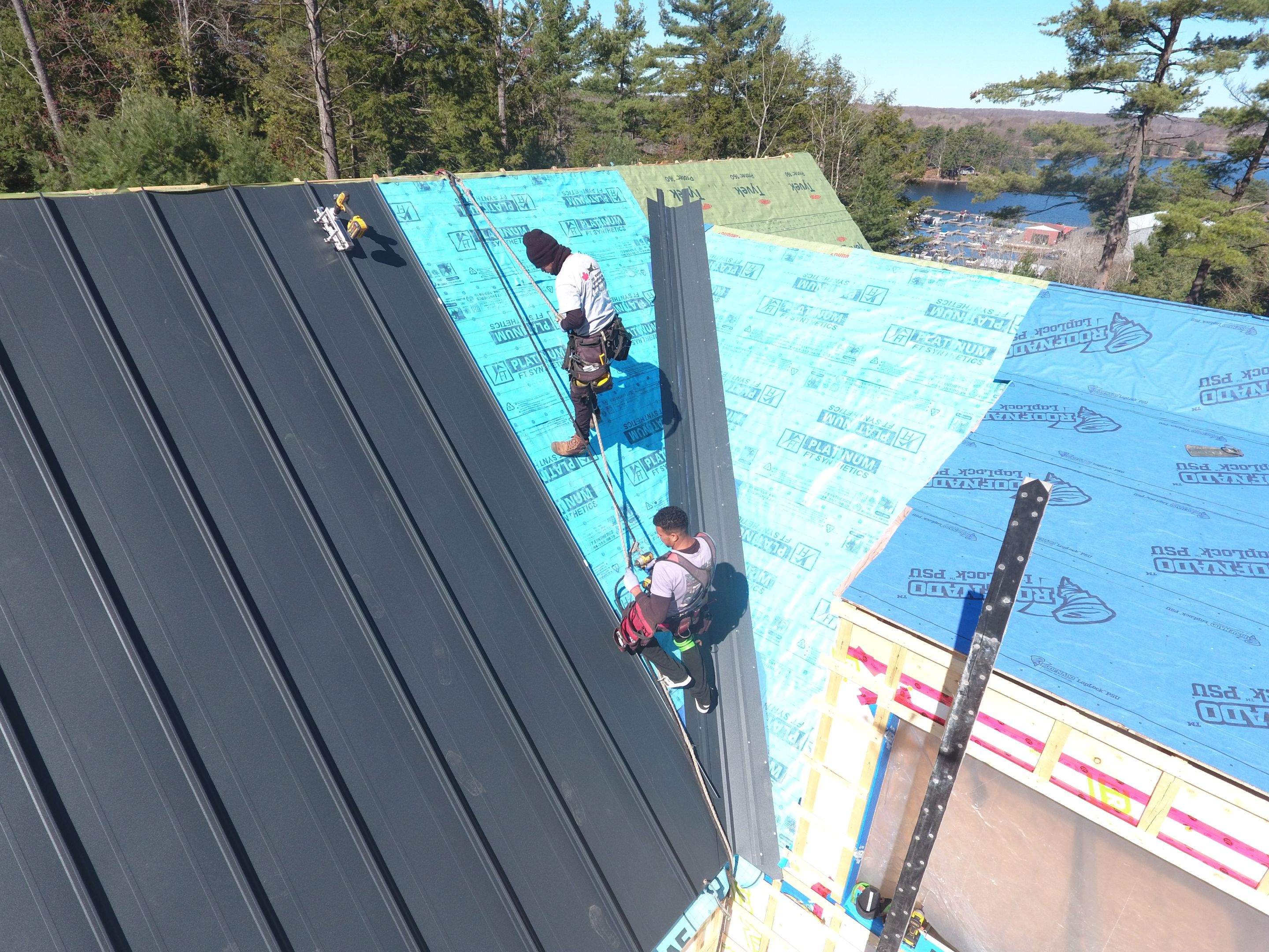 Standing Seam Metal Roof - Custom Coping and Flashing  by Jay Carter Roofing & Sheet Metal