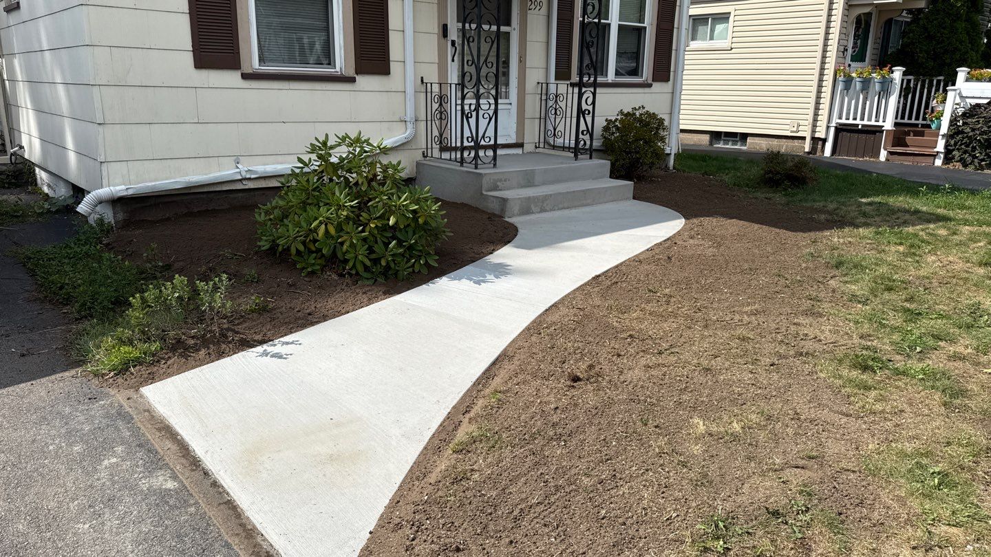 Broom Finish Porch and Walkway  by NG Masonry & Construction LLC