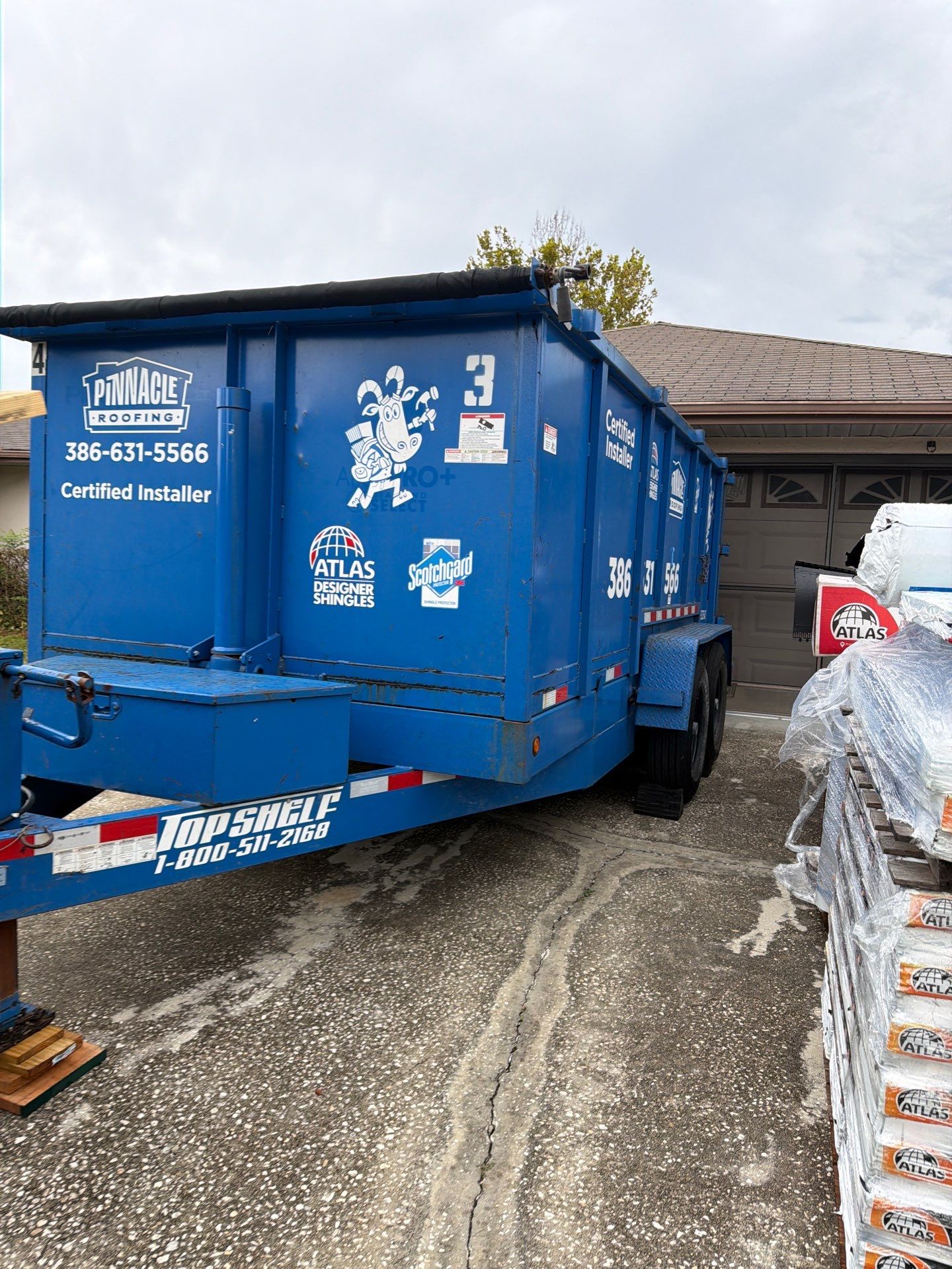 Deltona Roof Replacement Featuring Atlas Pinnacle Sun in Cool Coral Canyon by Pinnacle Roofing Group