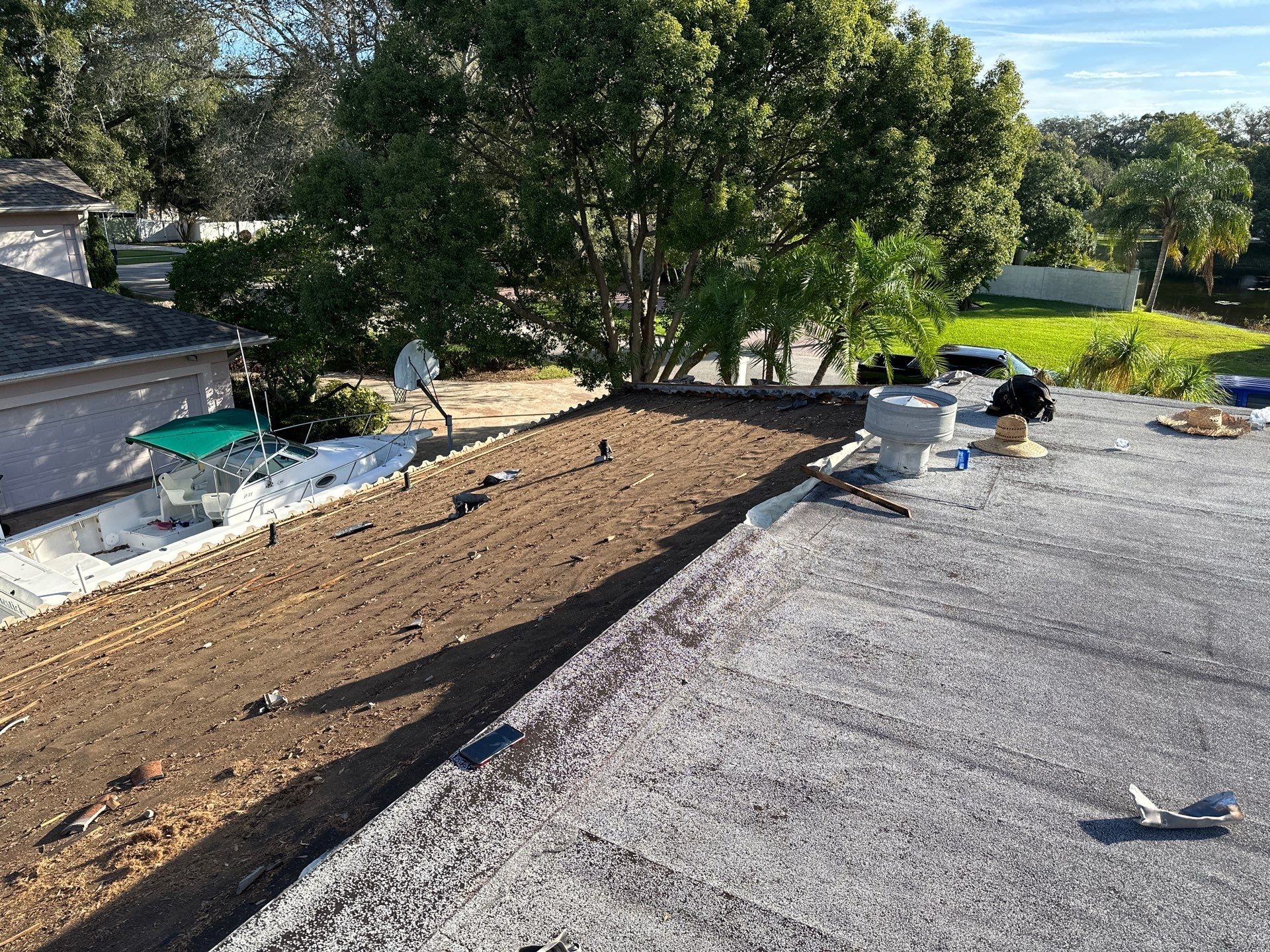 Residential Re-Roof using MS Metals, Copper Penny, Standing Seam. by First Due Roofing