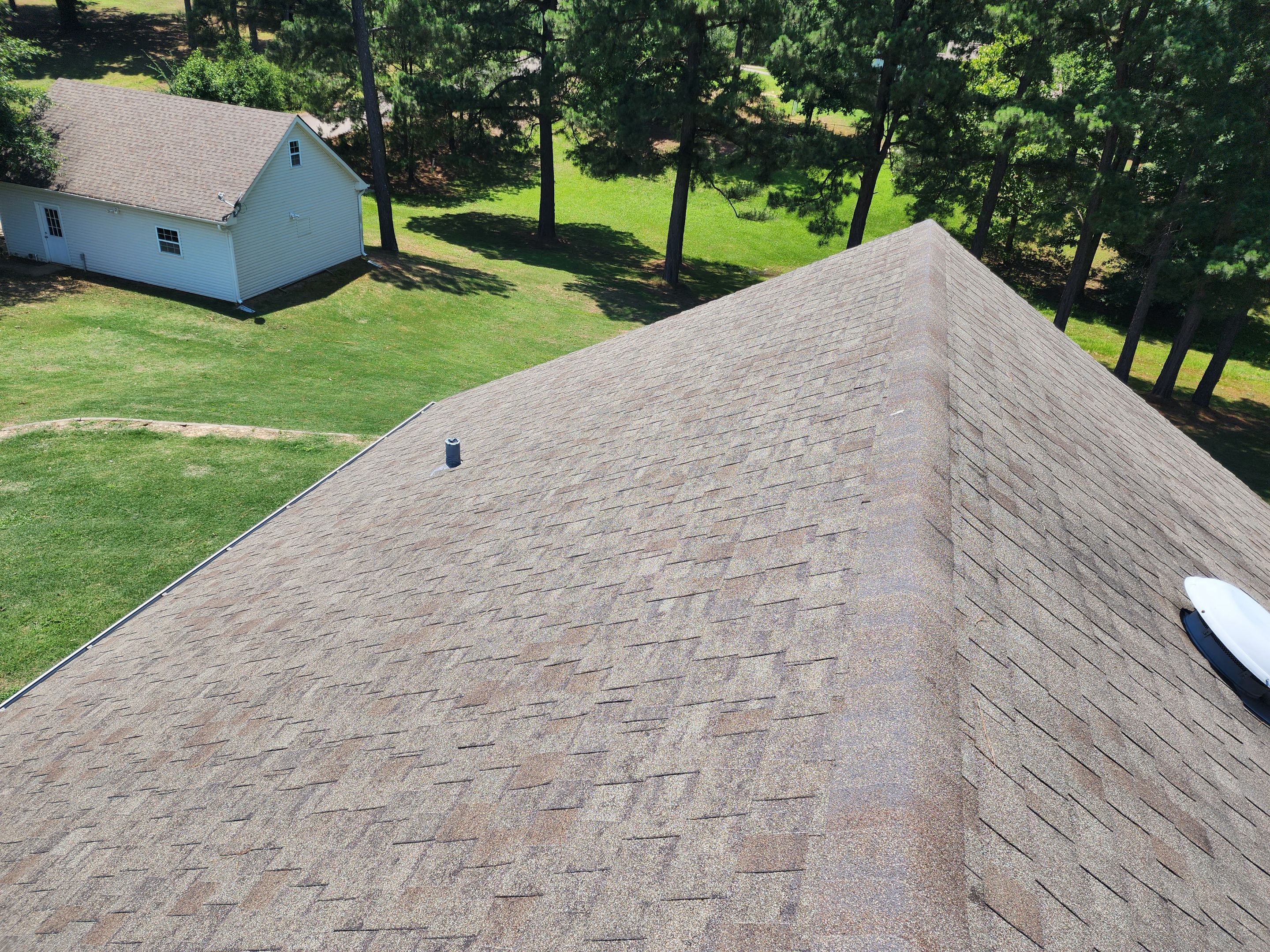 Residential Roofing Repair using Malarkey Highlander: Natural Wood by Hostetler Roofing