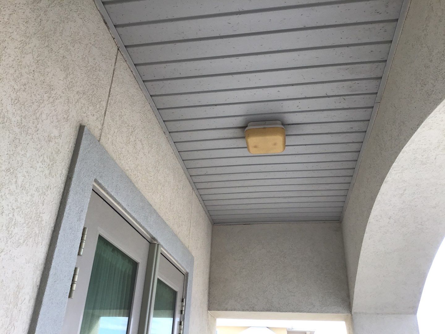 Soffit and Fascia Roof Replacement using 60' Ladders in Navarre by Gutter Professors