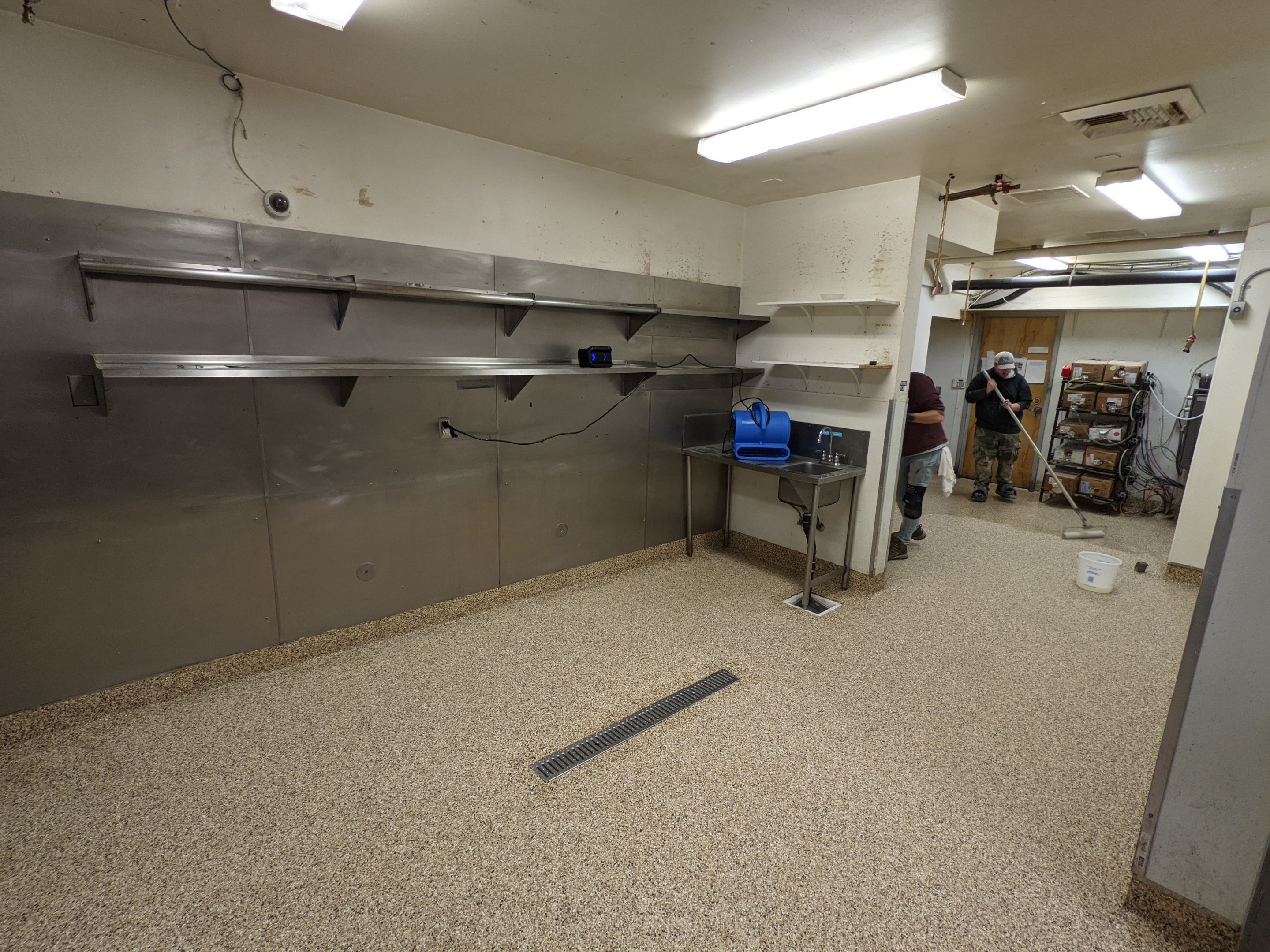 Commercial Floor Transformation using Penntek Evolution System by Croc Coatings, LLC