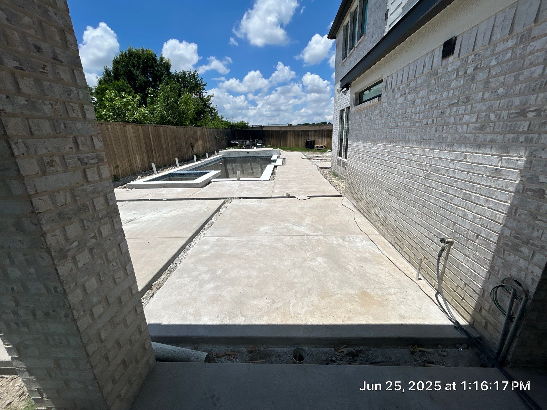 Modern Geometric Pool with Tanning Ledge by Pinnacle Pools and Spas - DFW