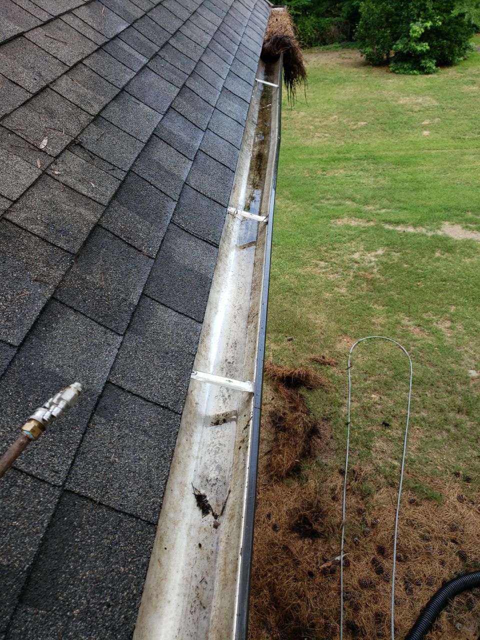 House Wash using cleaner by Power Wash Masters LLC
