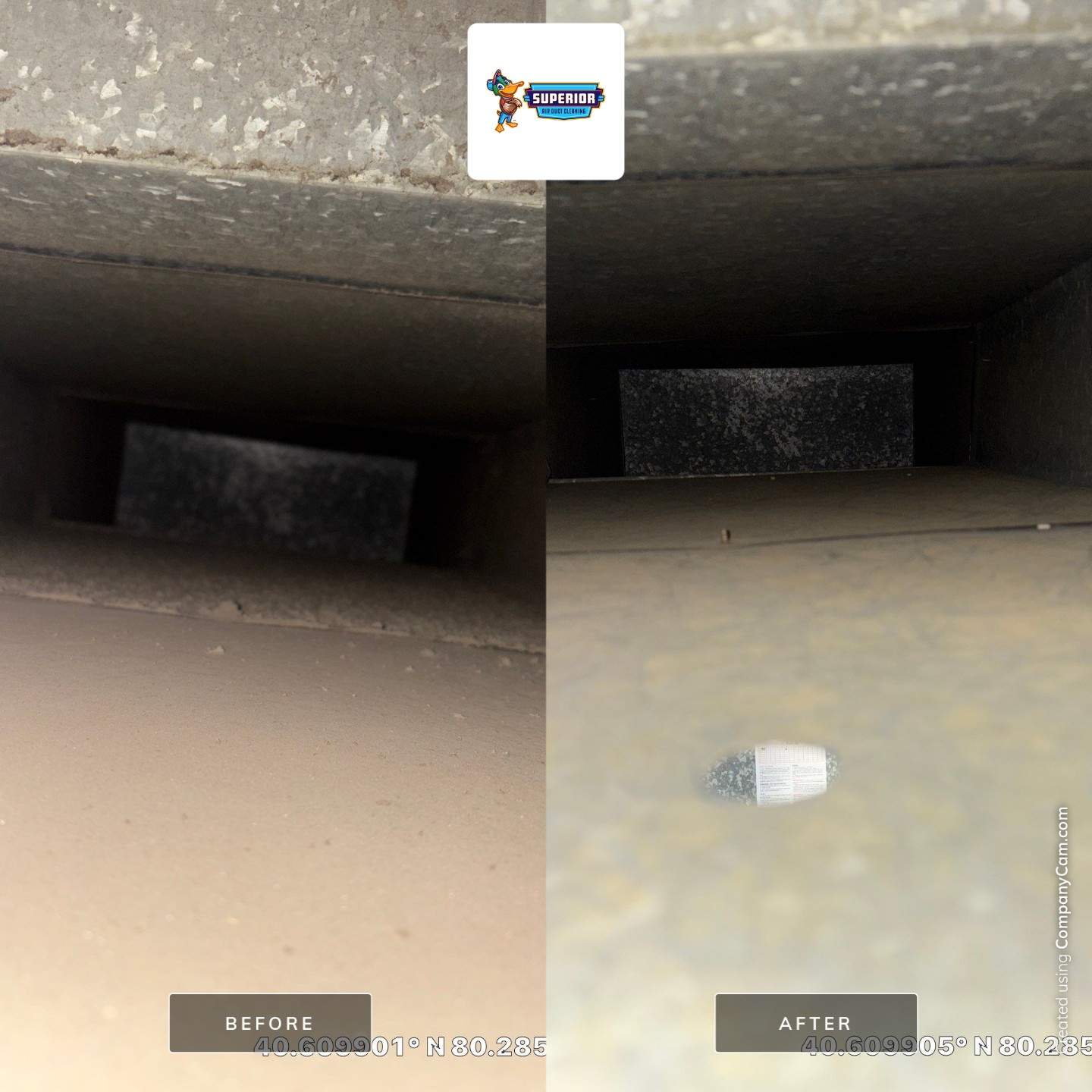 Air Duct Cleaning With a Vacuum Truck in Aliquippa, PA by Superior Air Duct Cleaning
