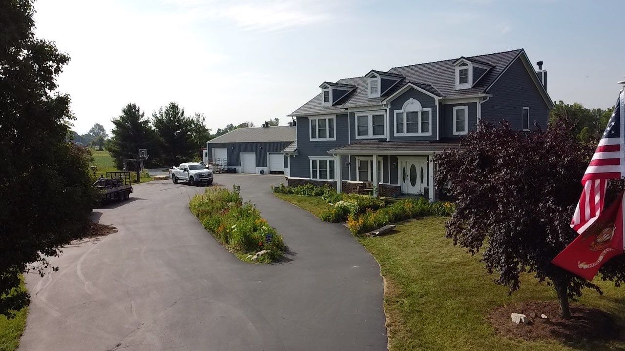 Rural Noblesville Indiana Metal Shake Roof Installation – Black Frost by 4Ever Metal Roofing