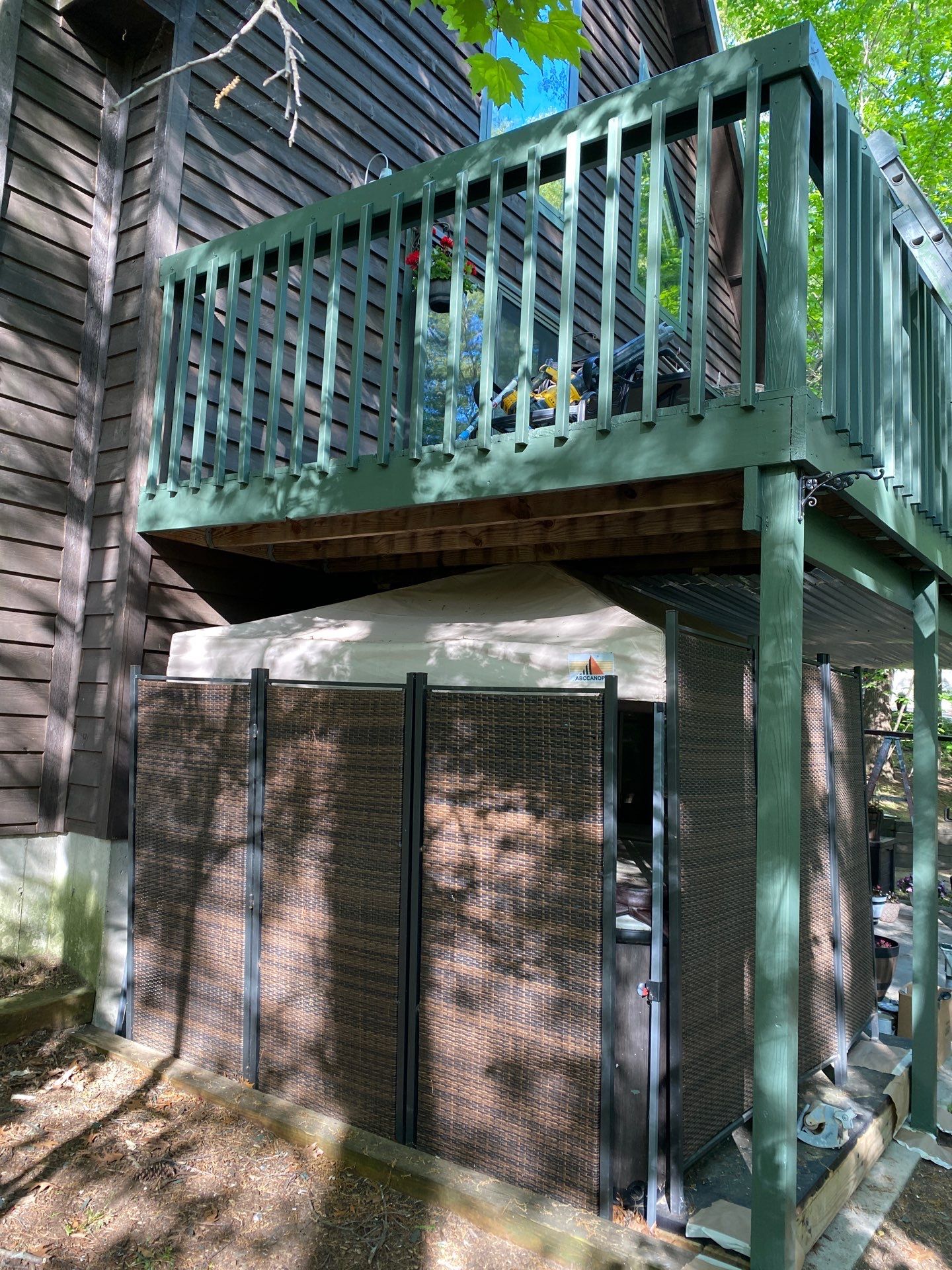 Stained deck and Pressure wash by Gordon Painting