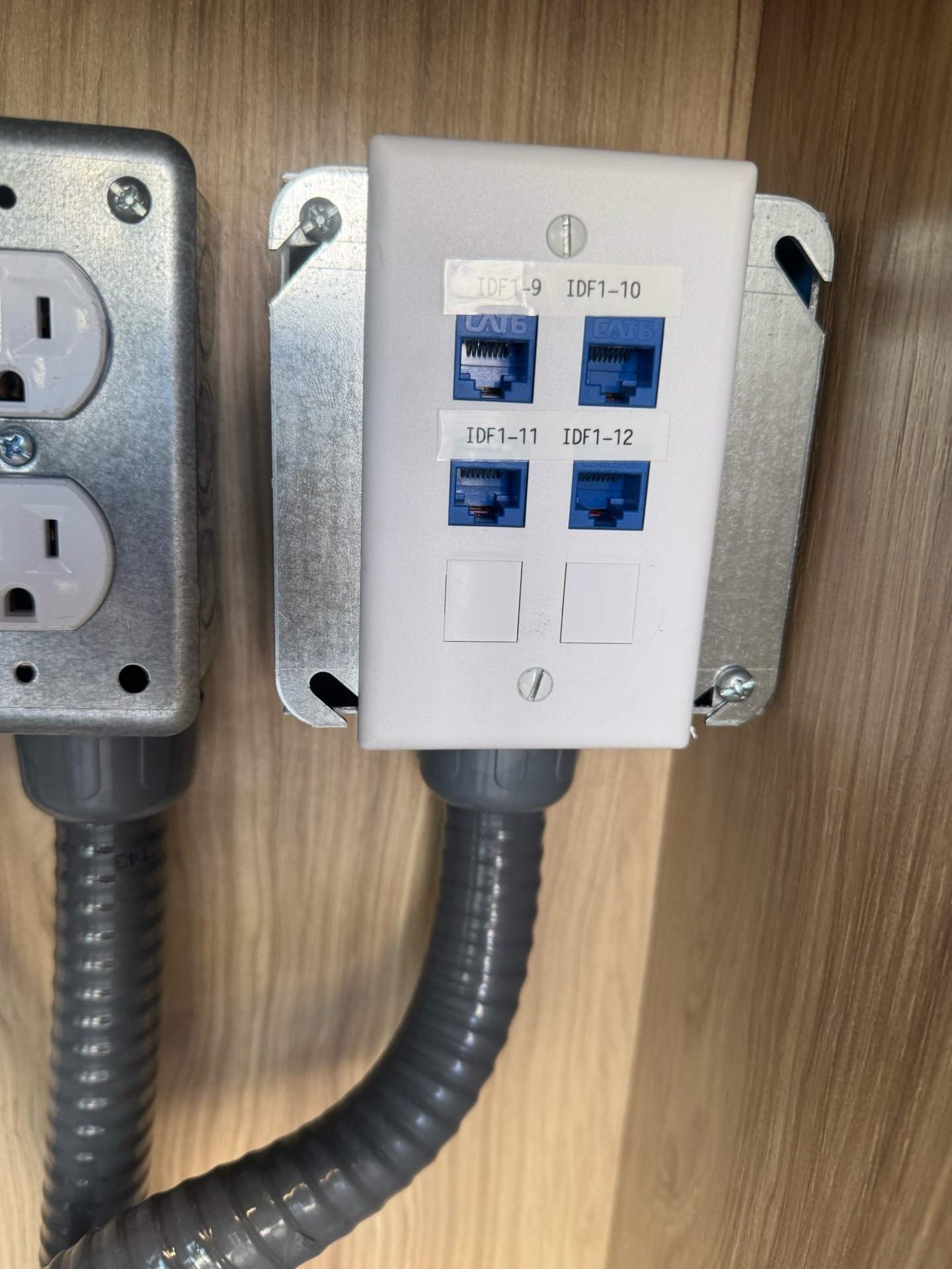 Cat6 CMR Structured Cabling Relocation & Expansion – Long Beach, CA by Ring and Ping Inc.