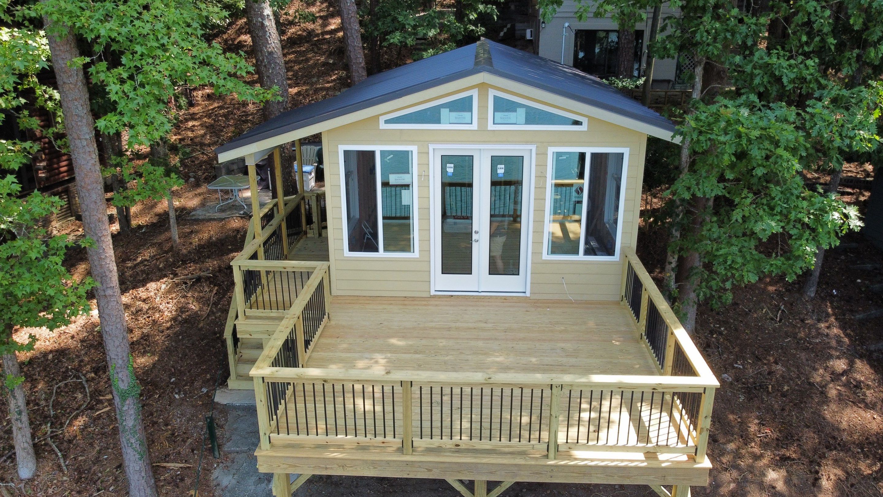 Lakefront Room Addition and Custom Deck Build in Acworth by Swift Home Renovations