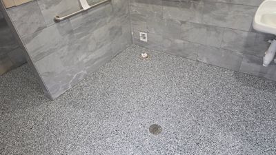 Campground Bathroom Using Wombat