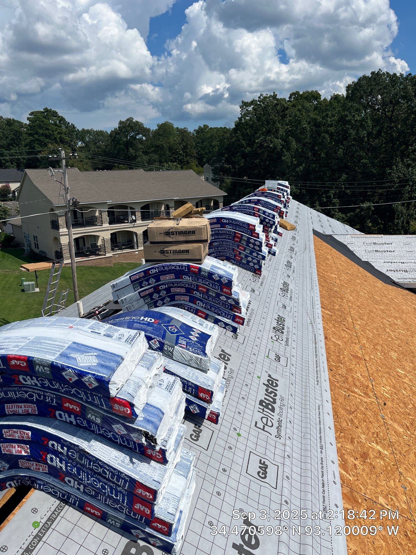 Multi-Unit Architectural Shingle Roof Replacement in Hot Springs Arkansas by Temple Roofing and Exteriors