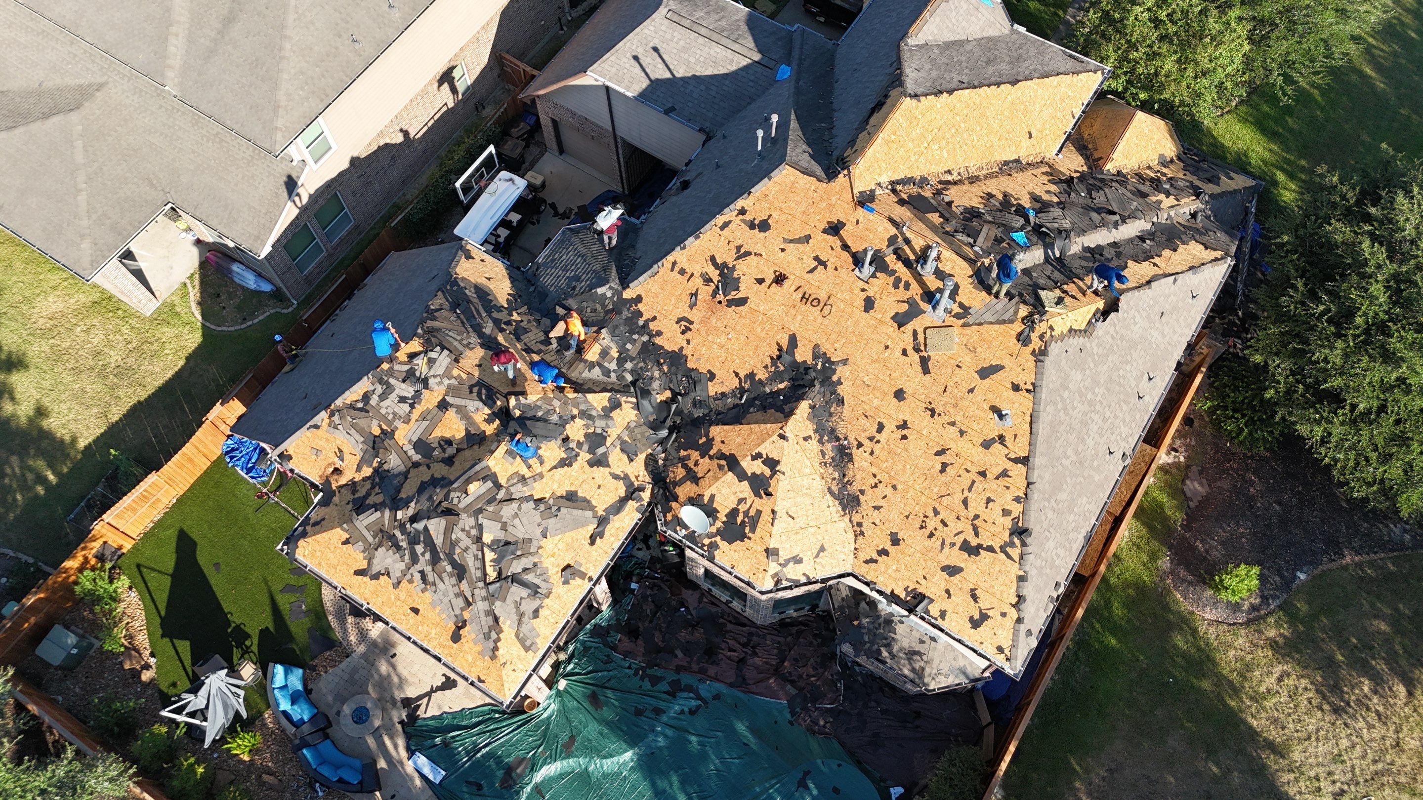 Residential Roofing Installation using IKO Dynasty by Core Four Roofing