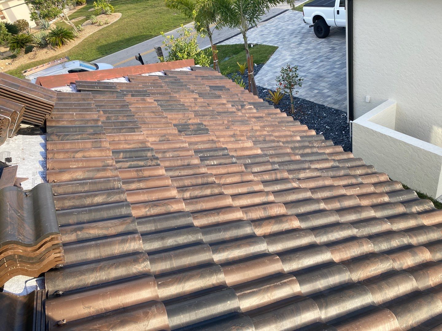 Residential Roofing Installation using Brava Spanish Tile in Punta Gorda, FL by International Roofing