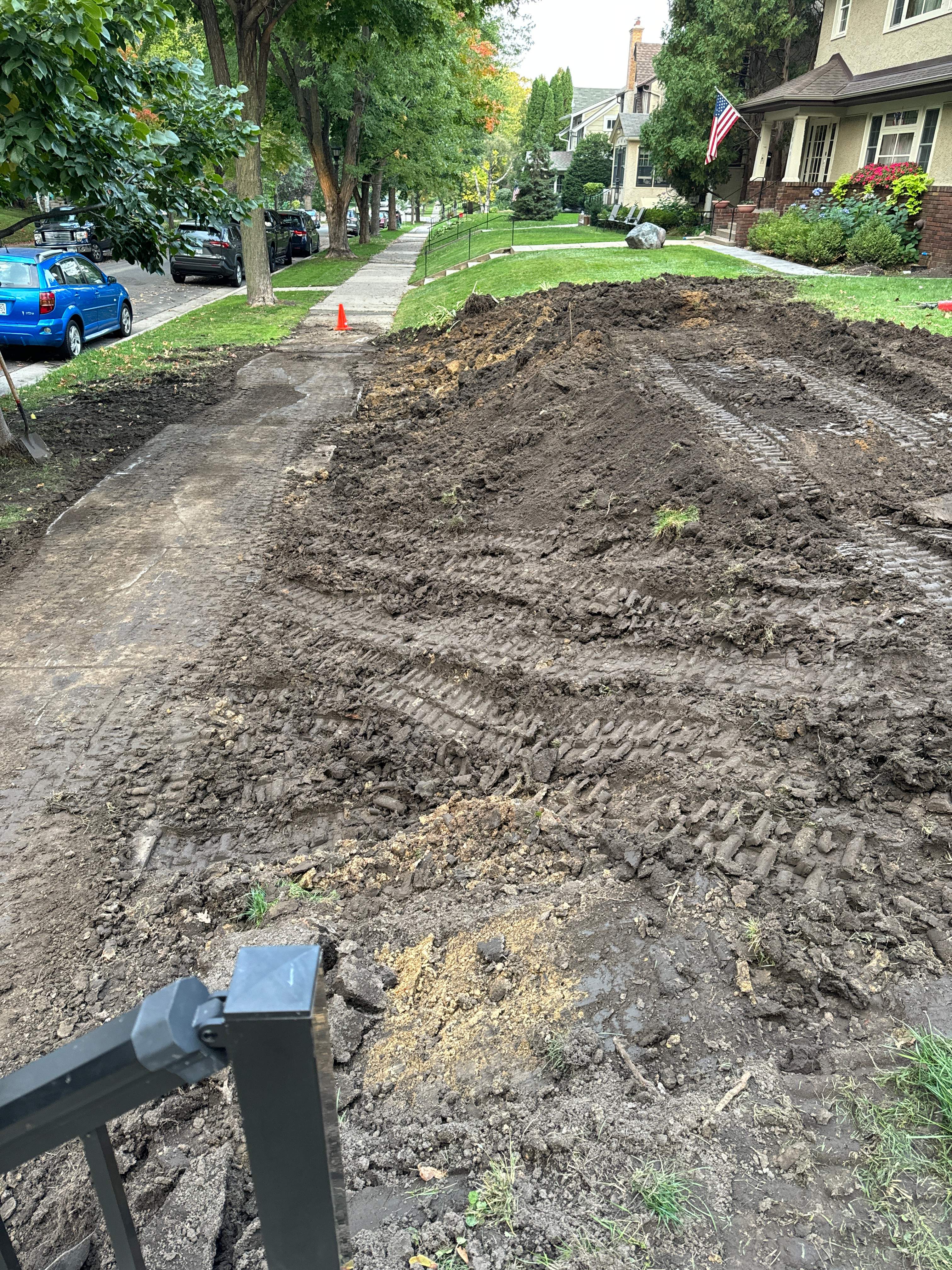 Grade Correction by Sota landscaping
