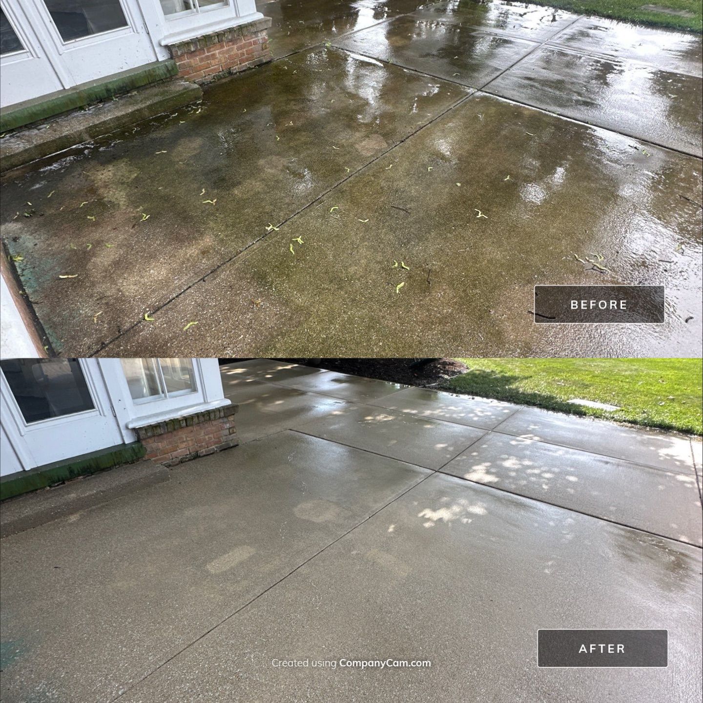 Project in Kenosha by Simmons Power & Soft Washing