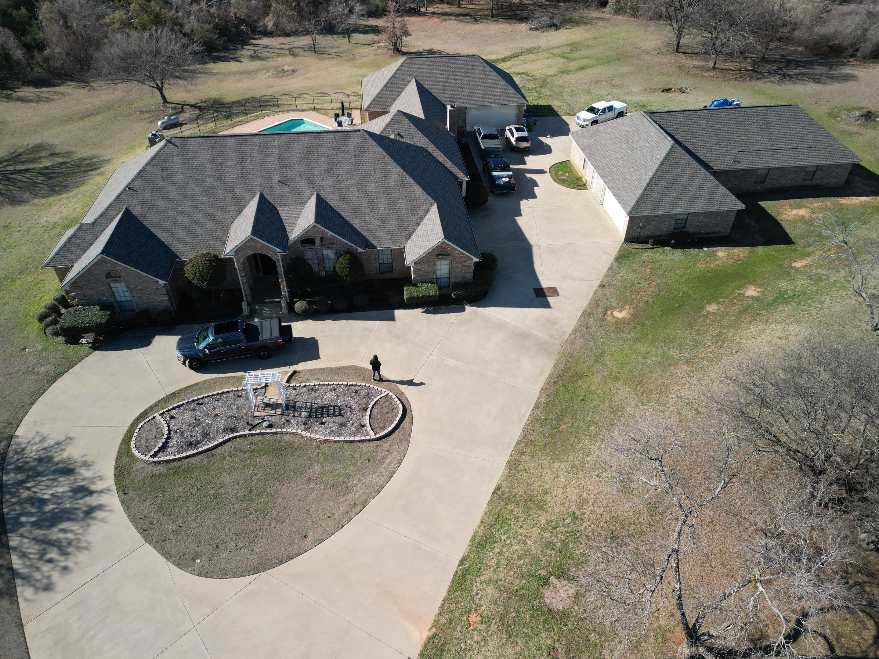 Rendon Forth Worth Texas Large Estate - Roofing Installation using GAF Timberline Armorsheild 2 Class 4 Impact Resistant Shingle System by First United Roofing & Construction