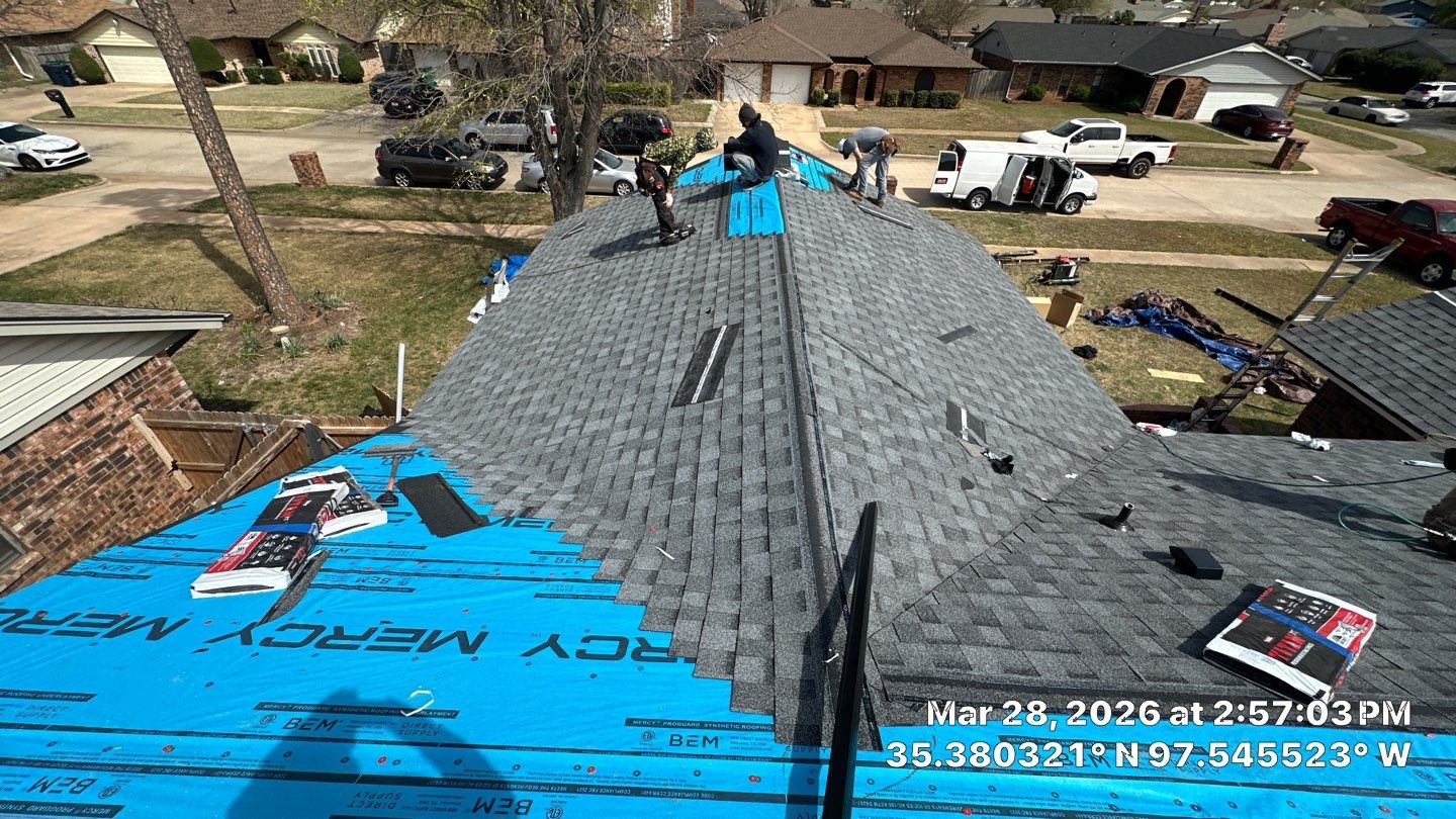 Project in Oklahoma City by Icon Roofing And Construction