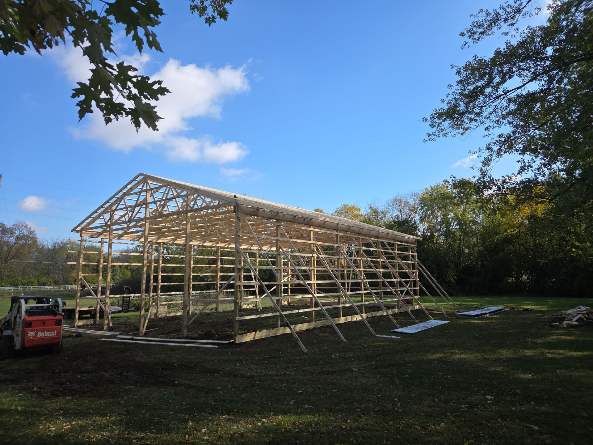 40'x60'x16' Pole Barn by The Barn Builders