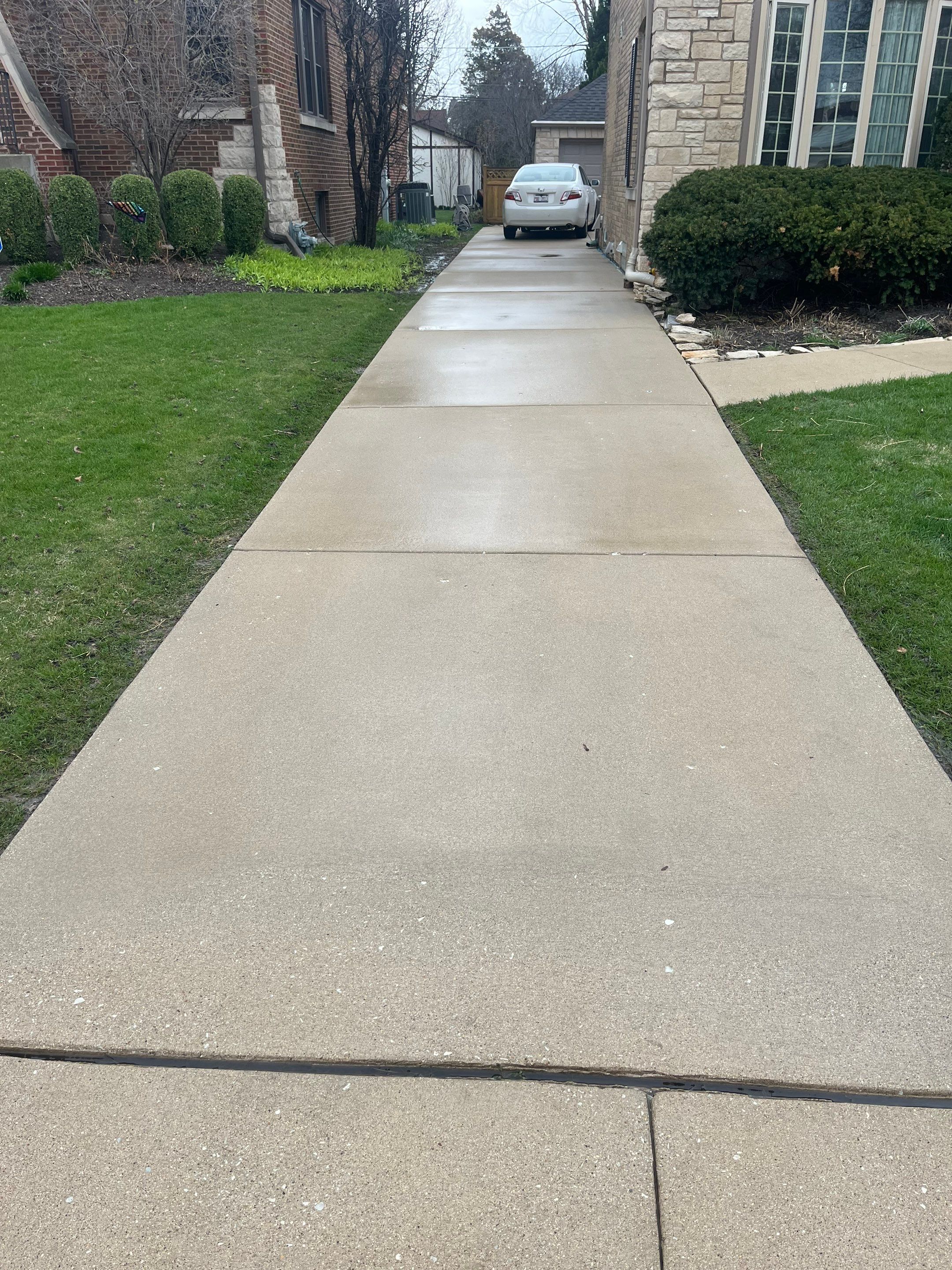 Wood cleaning and staining using Armstrong cloark oil stain by Northern Power Washing LLC.