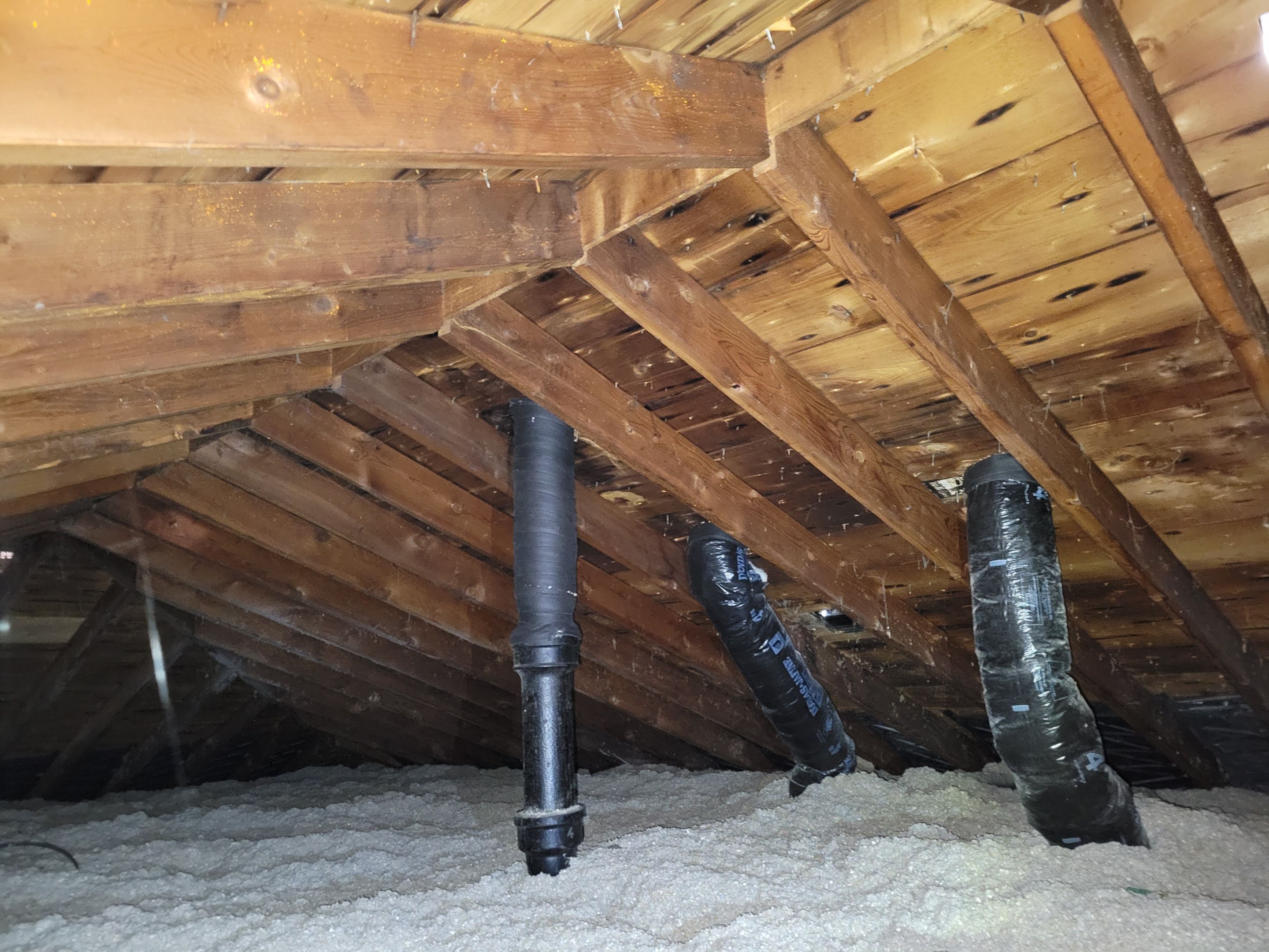 Sewage Pipe Break in the Attic by Chicagoland Water Medics