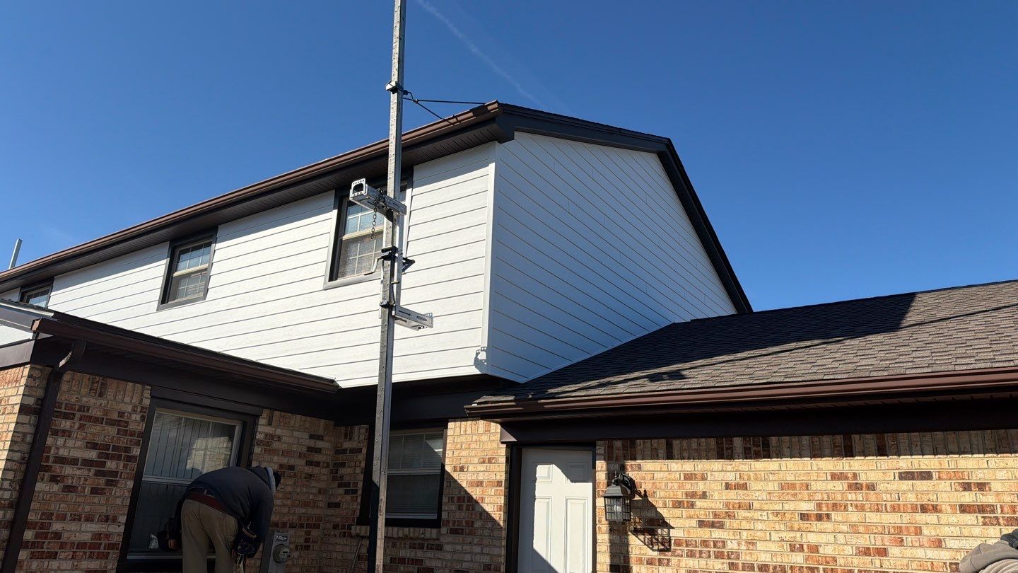 Siding Replacement using Ascend Glacier White by 180 Contractors