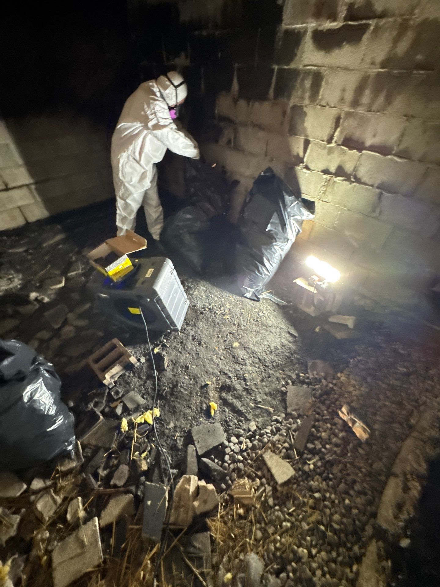 Crawlspace Mold Remediation and Vapor Barrier Installation in Watertown by Dry Source Property Restoration 