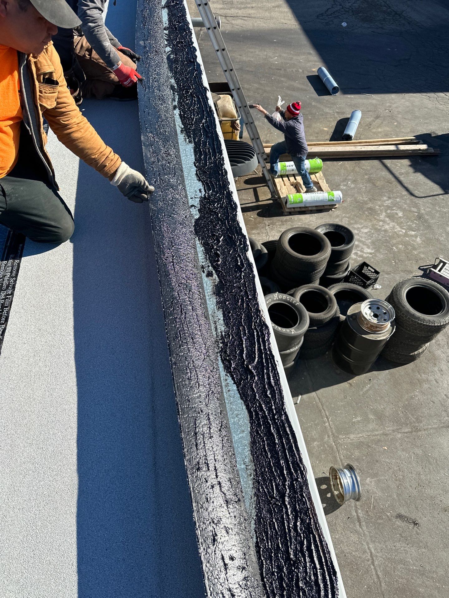Commercial Roofing using Certainteed Flintastic Self Adhered by Stendahl Services