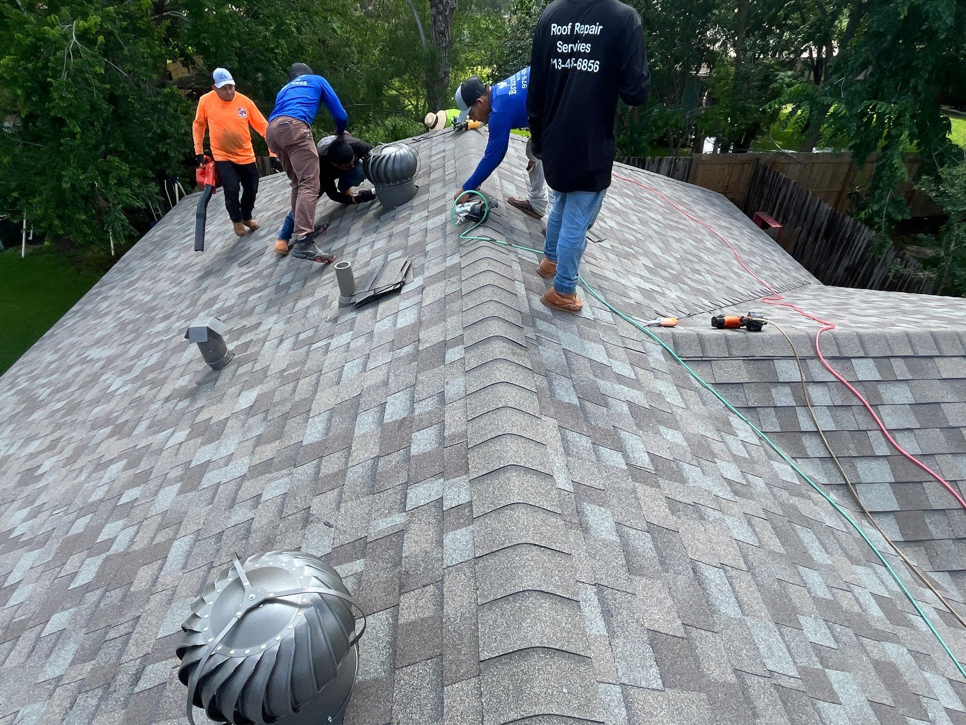 Residential Roofing Installation using Owen's Corning Duration (Lifetime) Shingles by Roof Repair Company
