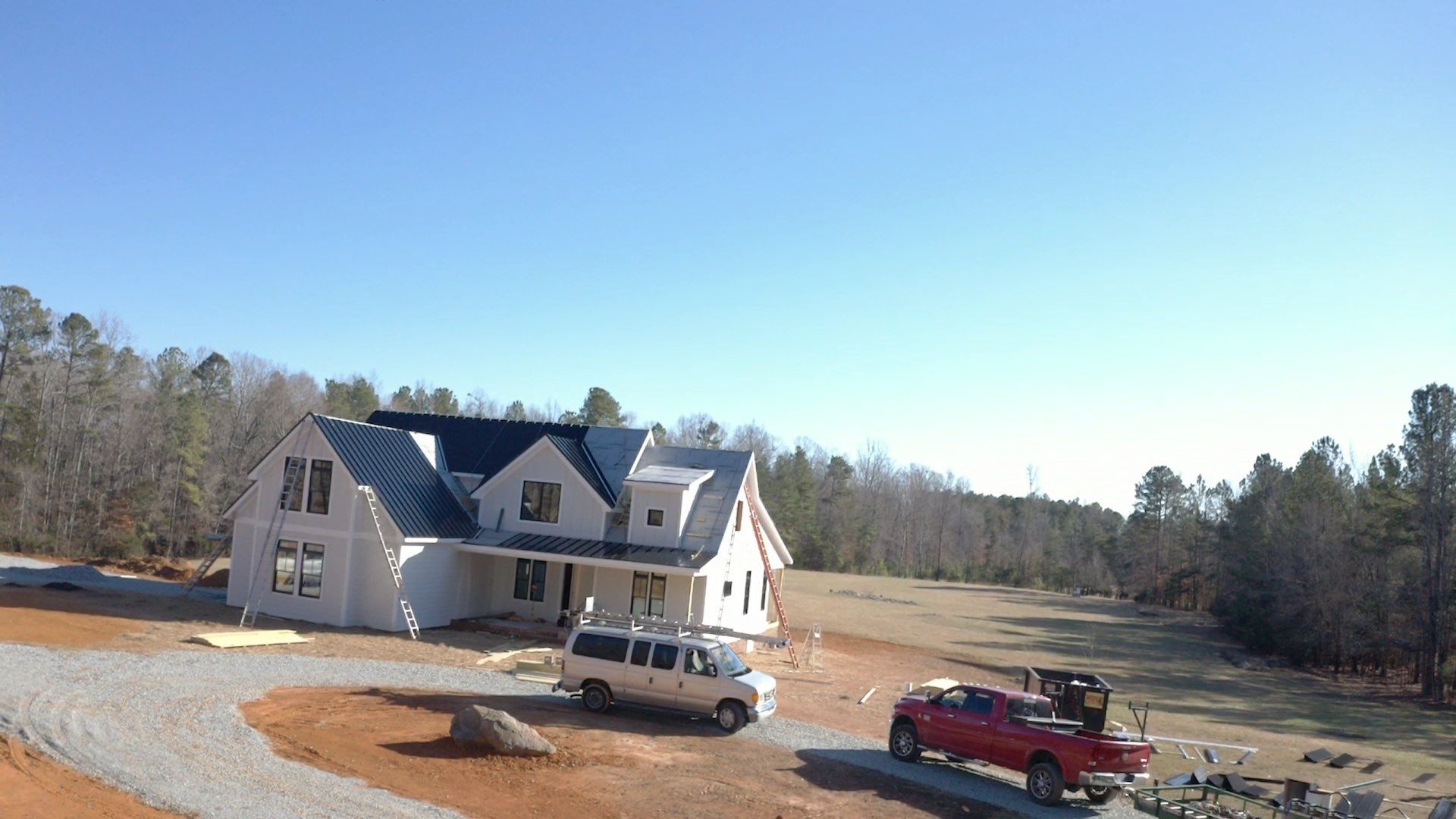 Custom Home Metal Roof Installation by Just In Time Roofing and Restoration
