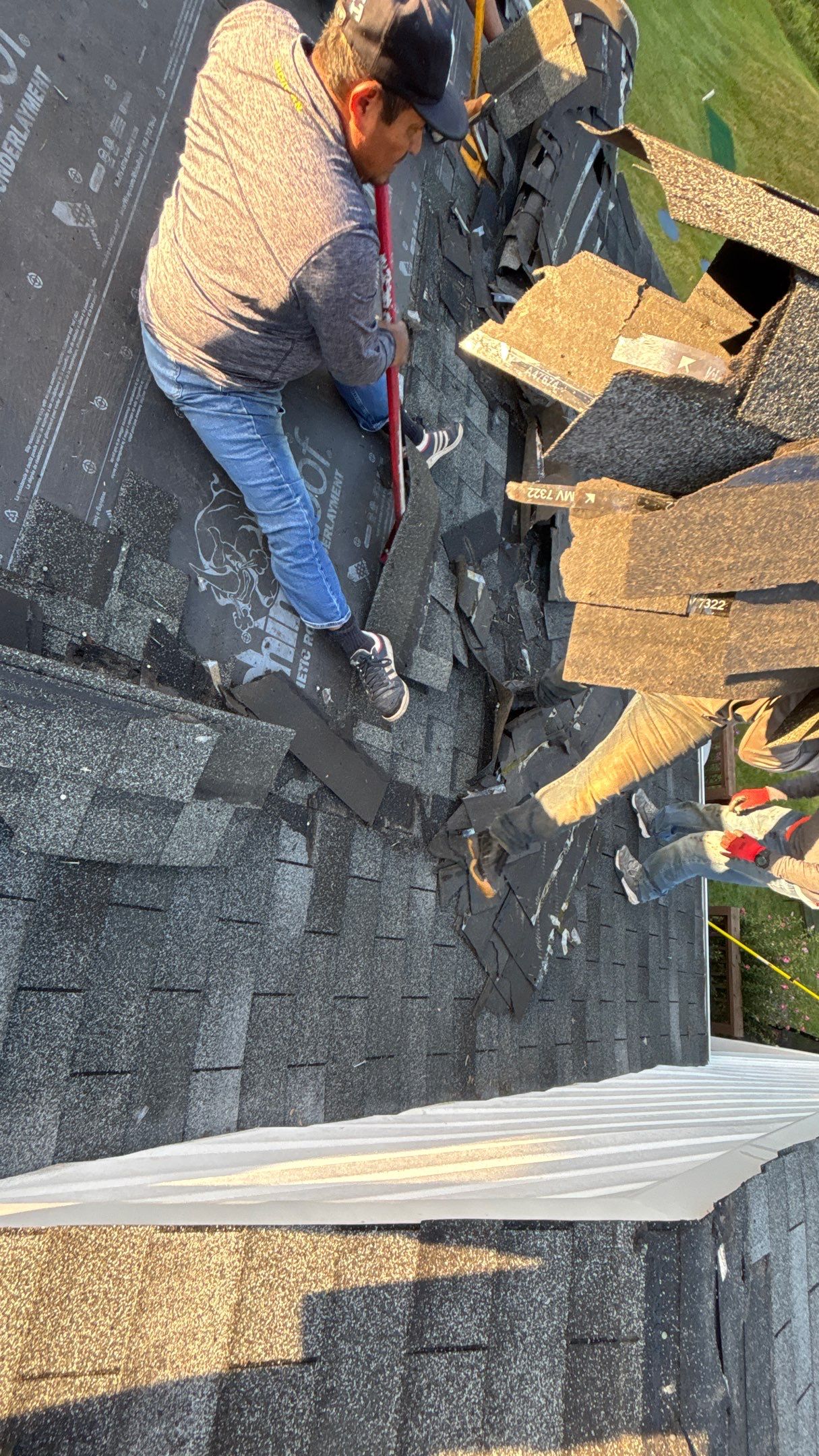 Roof Replacement using Owens Corning Slatestone Gray by 180 Contractors