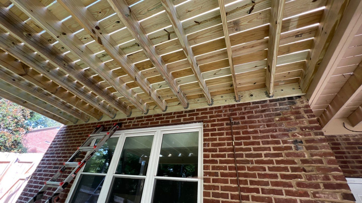 Aspen Lake - Covered Porch by Pillar and Pine